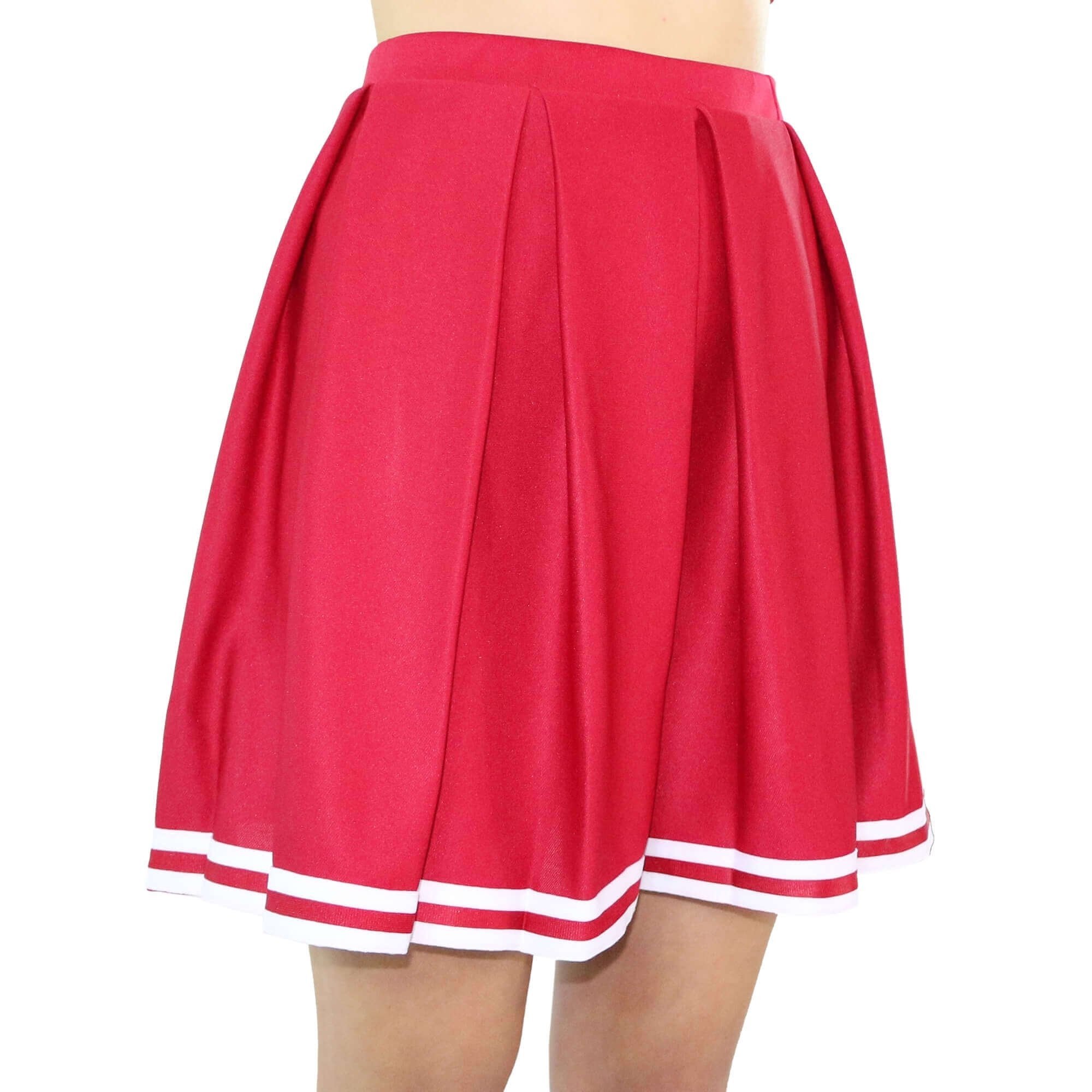 Danzcue Child Knit Pleat Cheerleading Skirt - Click Image to Close