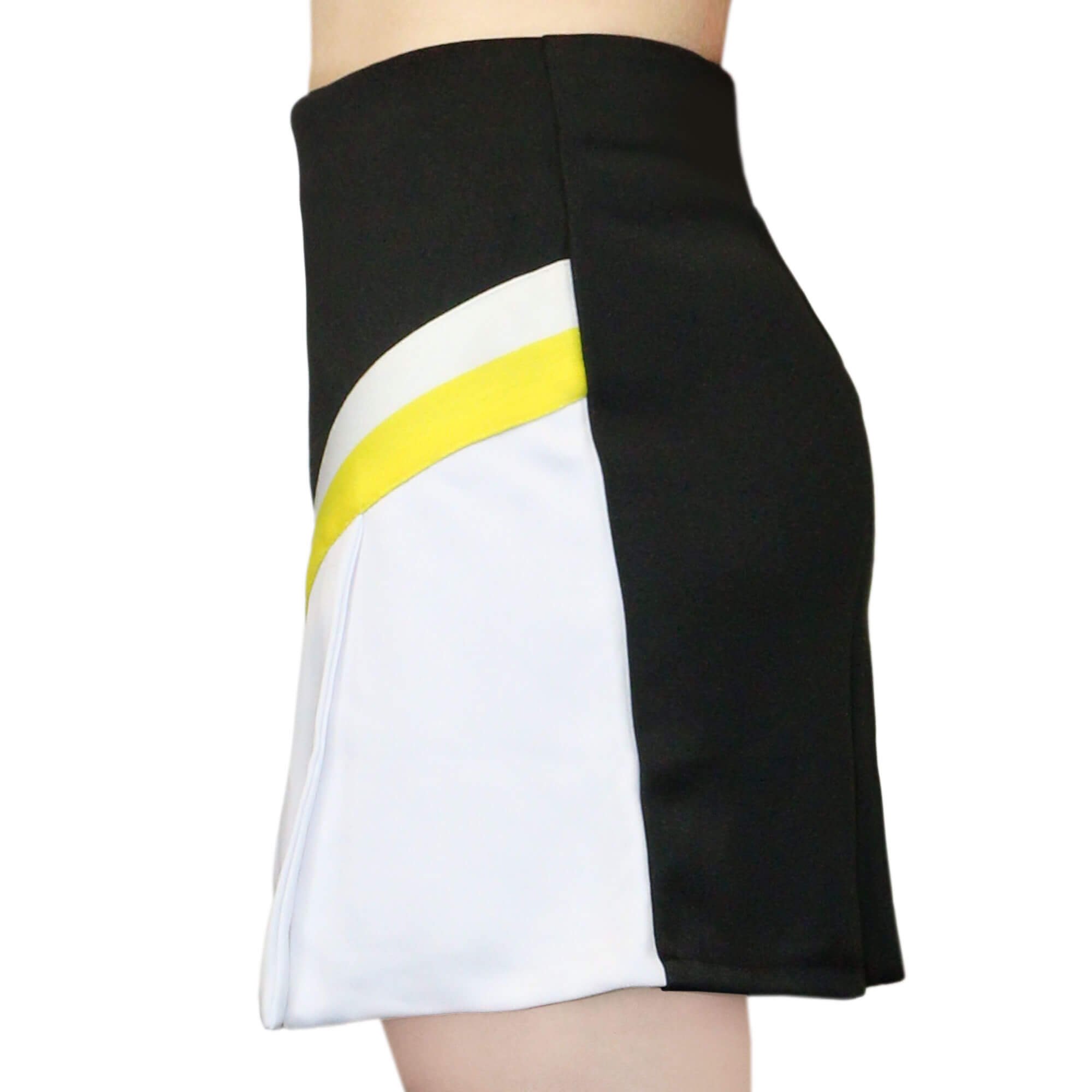 Danzcue Adult A-Line Cheerleading Knit Pleat Skirt - Click Image to Close