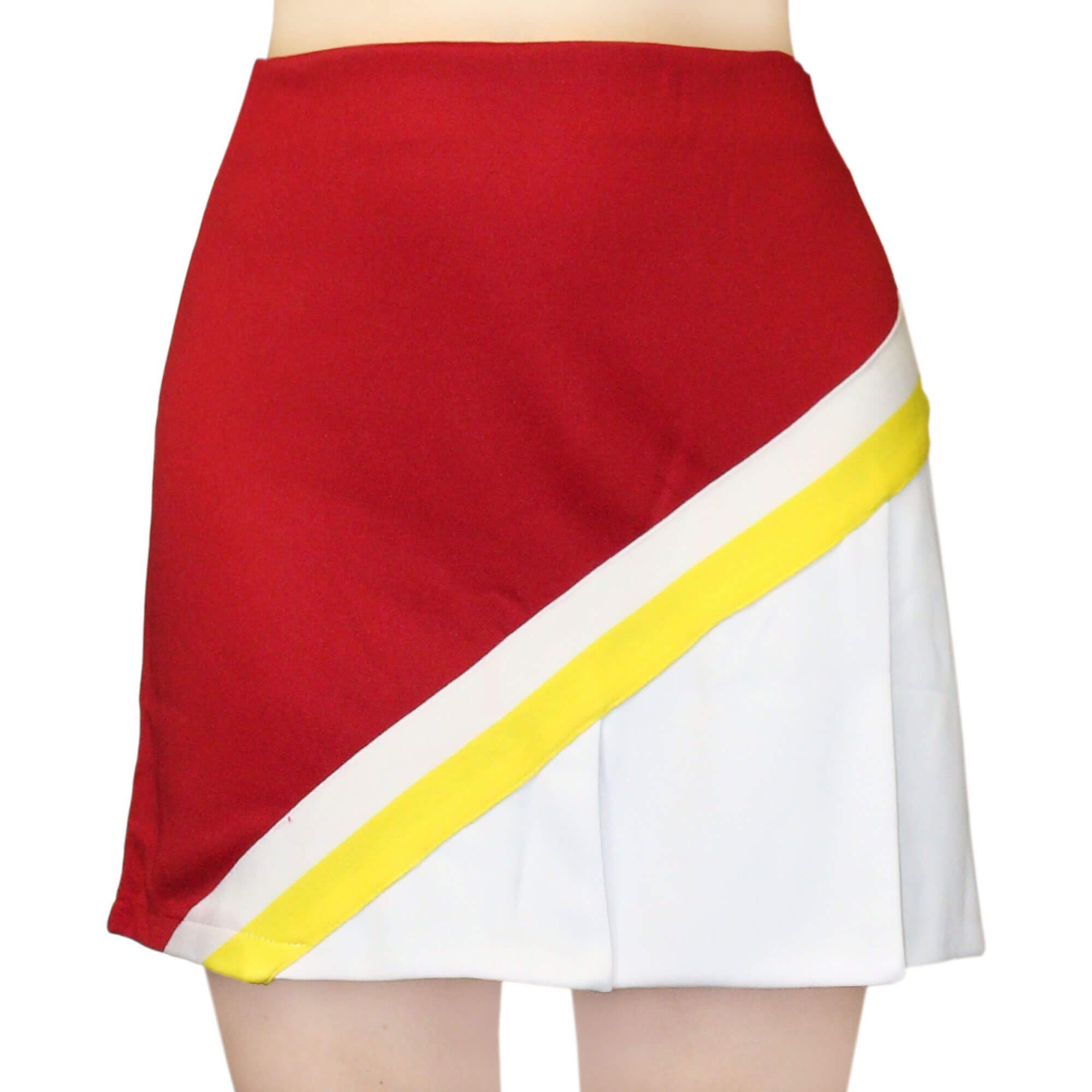 Danzcue Adult A-Line Cheerleading Knit Pleat Skirt - Click Image to Close