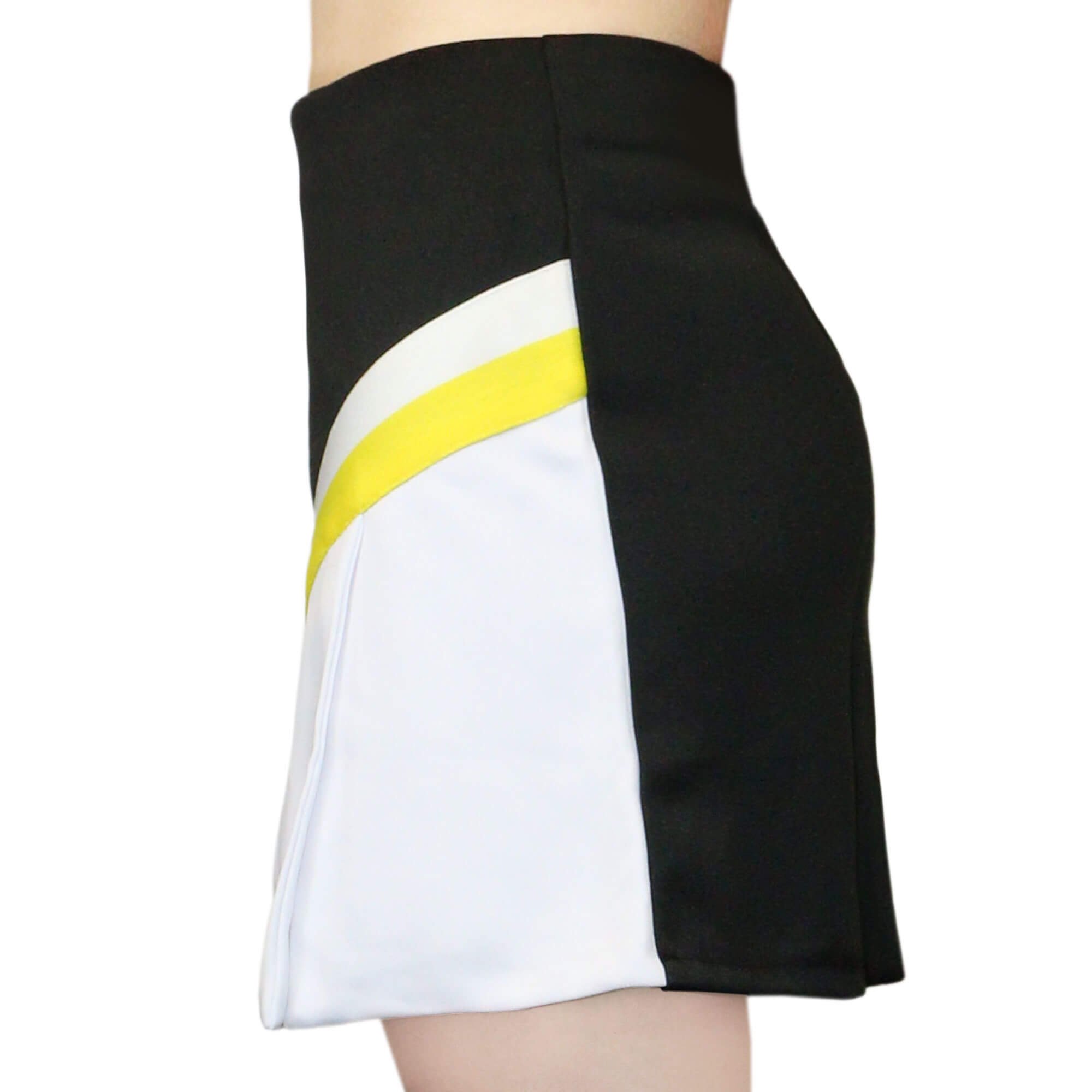 Danzcue Child A-Line Cheerleading Knit Pleat Skirt - Click Image to Close