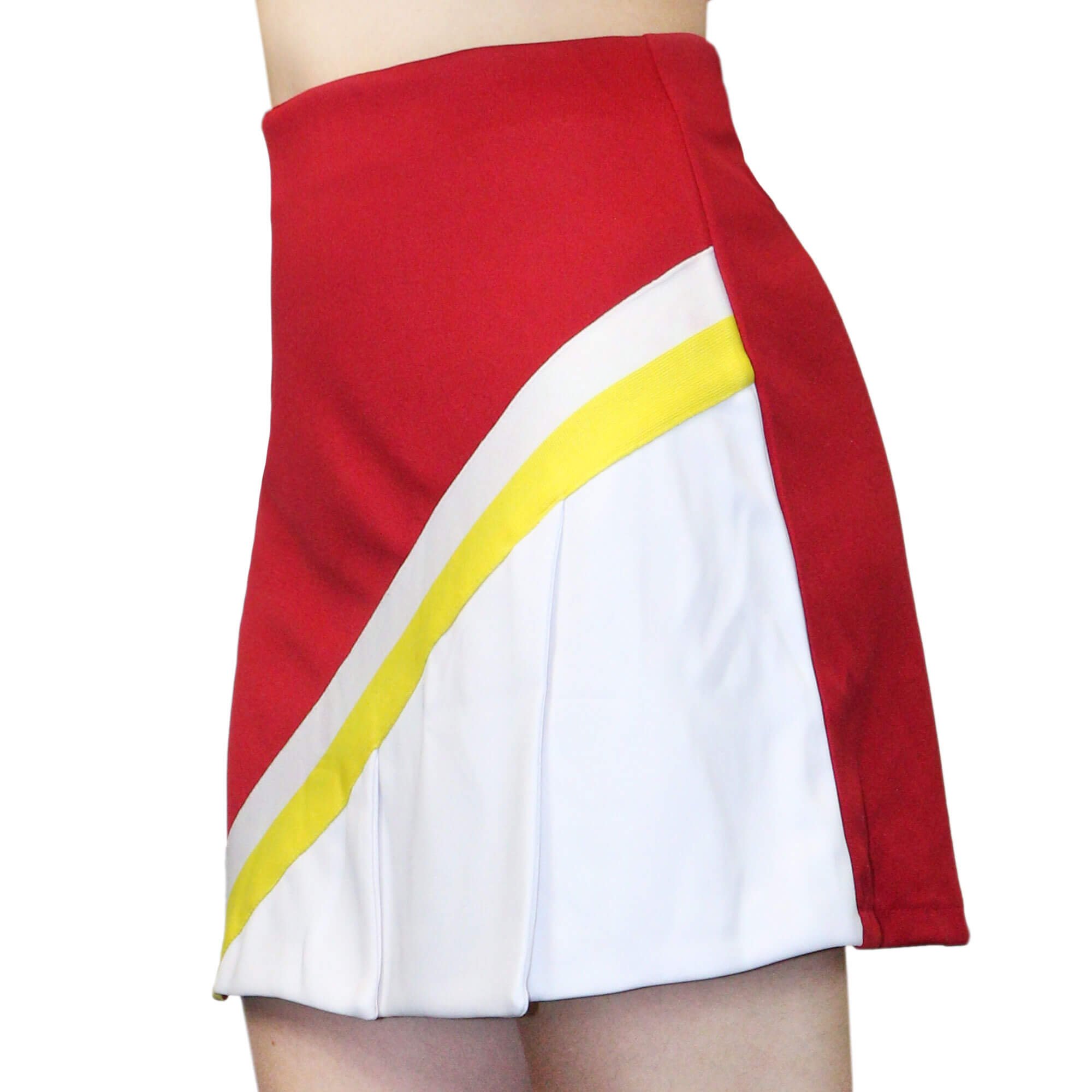 Danzcue Child A-Line Cheerleading Knit Pleat Skirt - Click Image to Close
