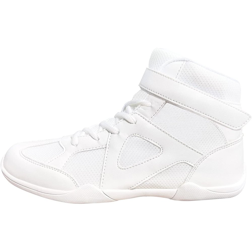 Danzcue Mid Top White Cheer Shoes