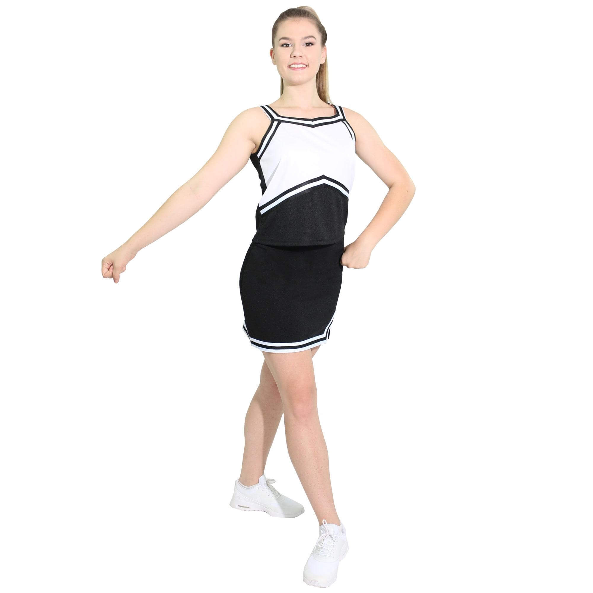 Danzcue Adult Sweetheart Cheerleaders Uniform Shell Top - Click Image to Close