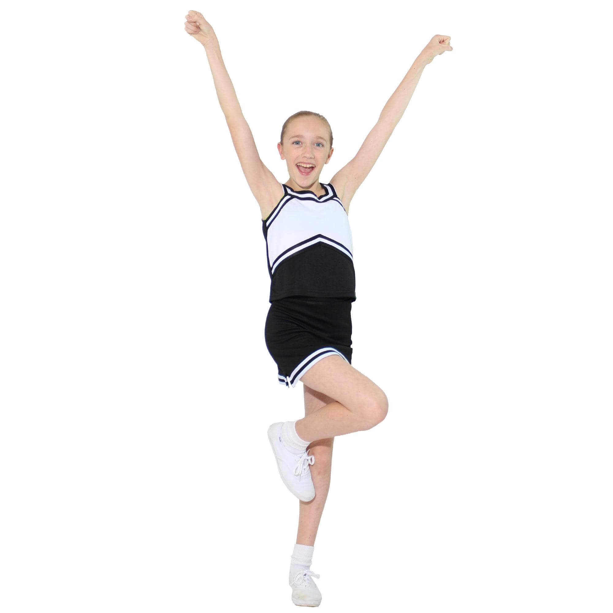 Danzcue Child Sweetheart Cheerleaders Uniform Shell Top - Click Image to Close