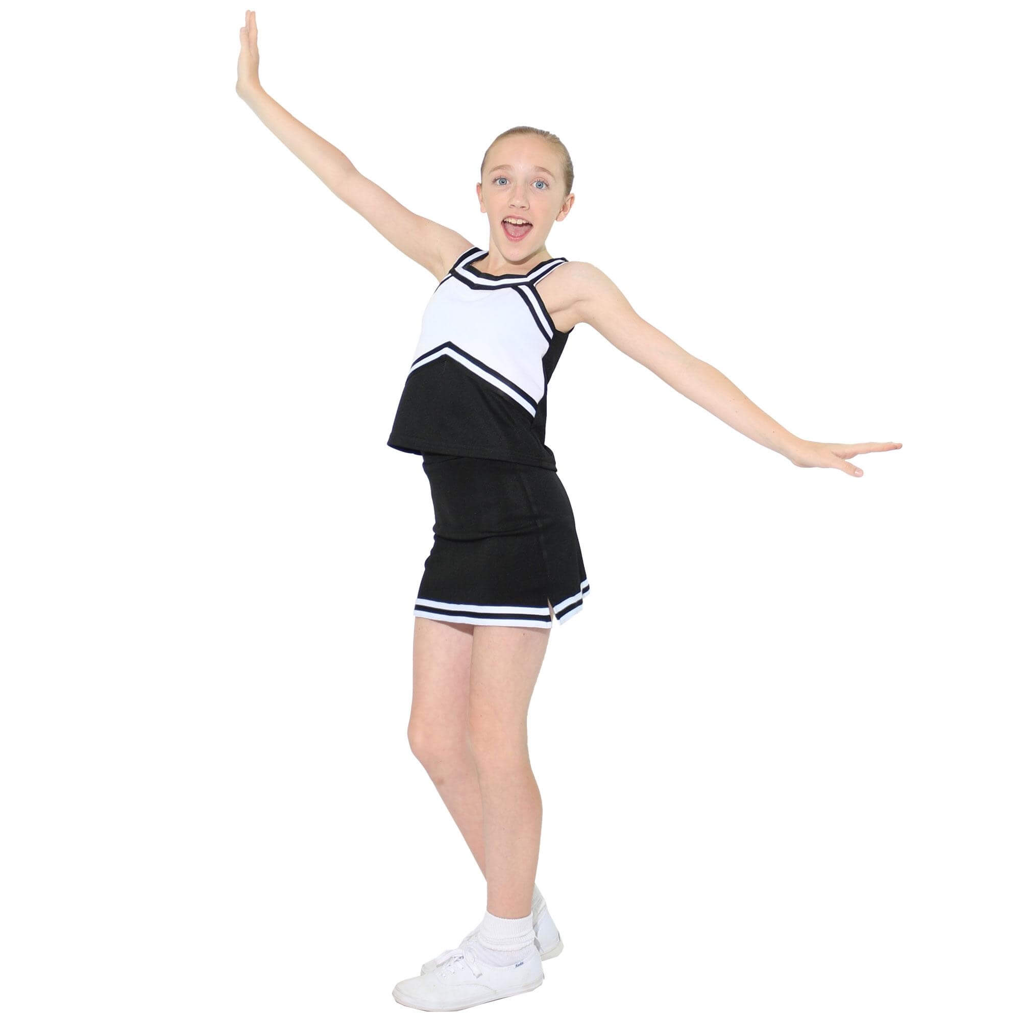 Danzcue Child Sweetheart Cheerleaders Uniform Shell Top - Click Image to Close