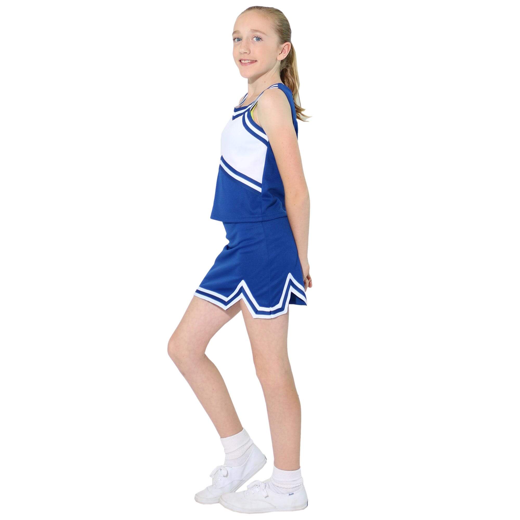 Danzcue Child Sweetheart Cheerleaders Uniform Shell Top - Click Image to Close