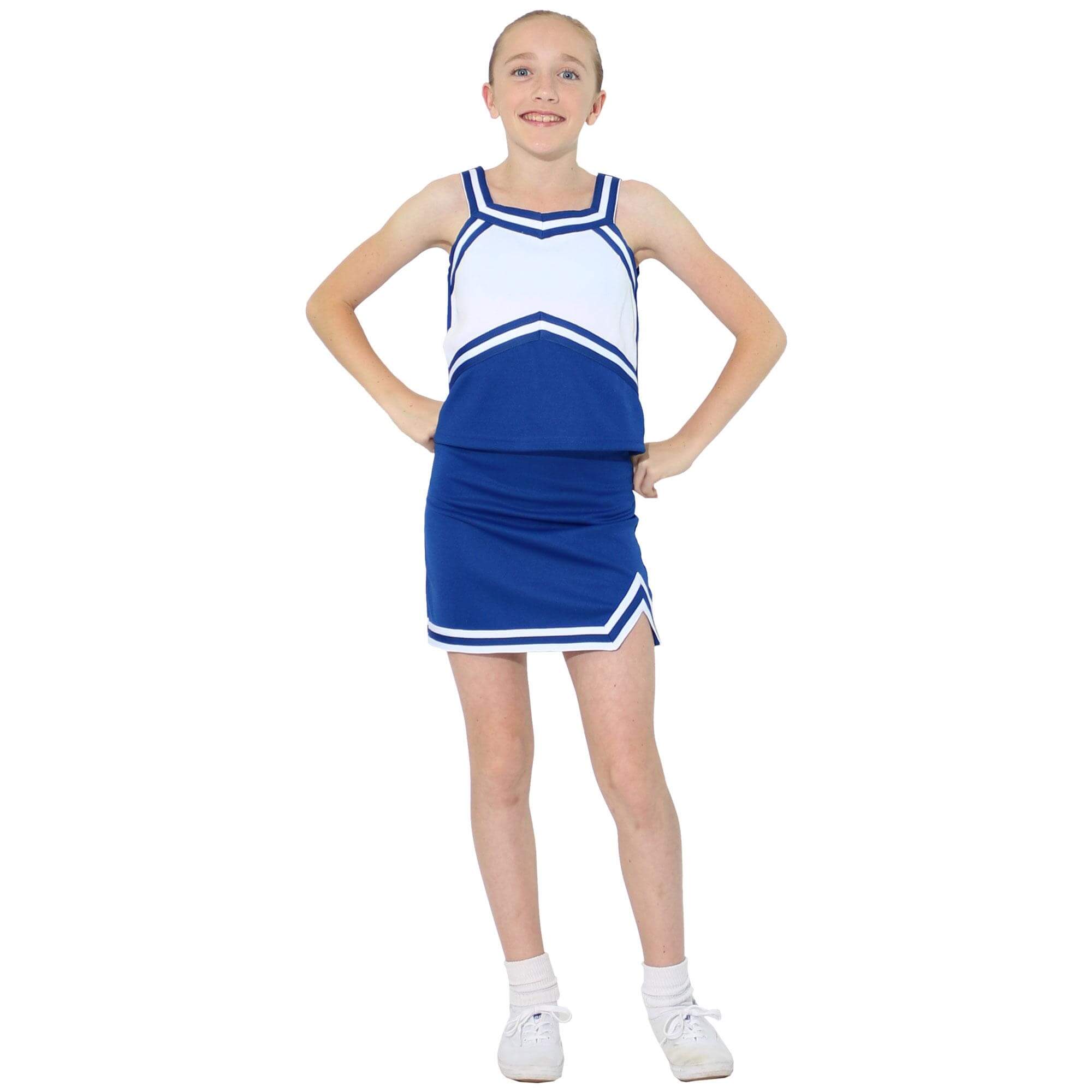 Danzcue Child Sweetheart Cheerleaders Uniform Shell Top - Click Image to Close