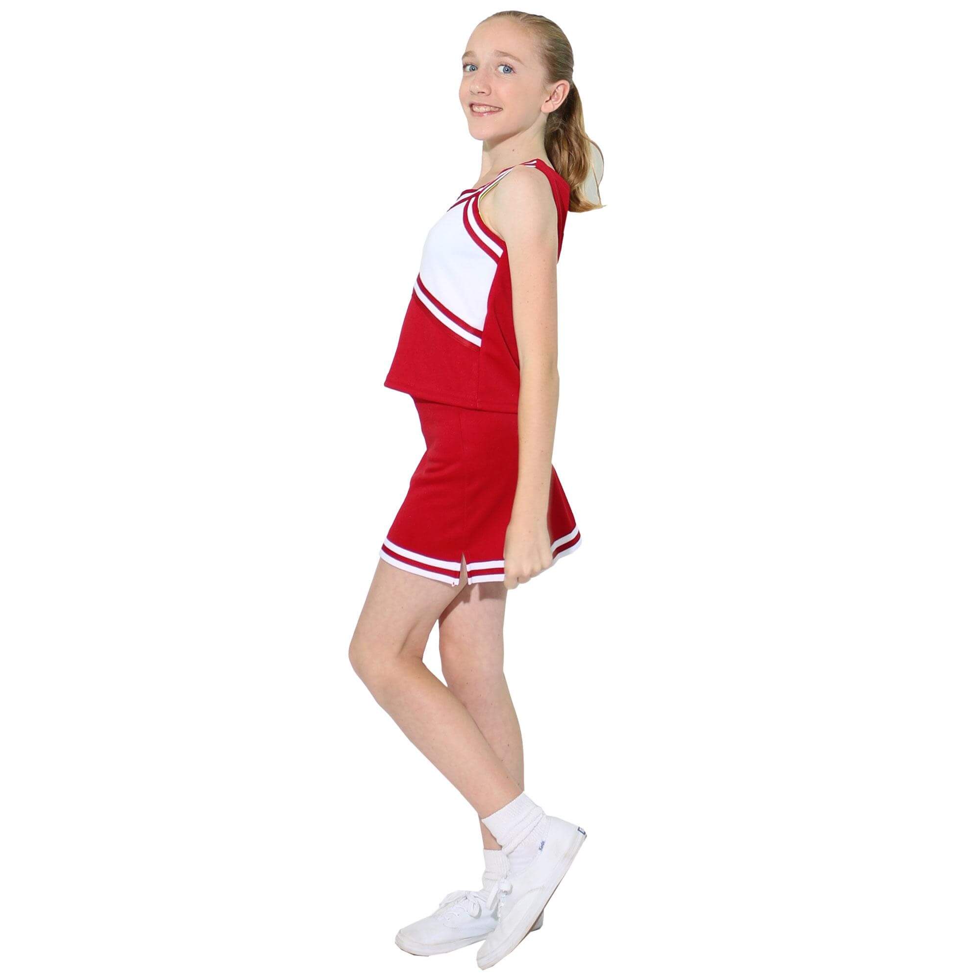 Danzcue Child Sweetheart Cheerleaders Uniform Shell Top - Click Image to Close