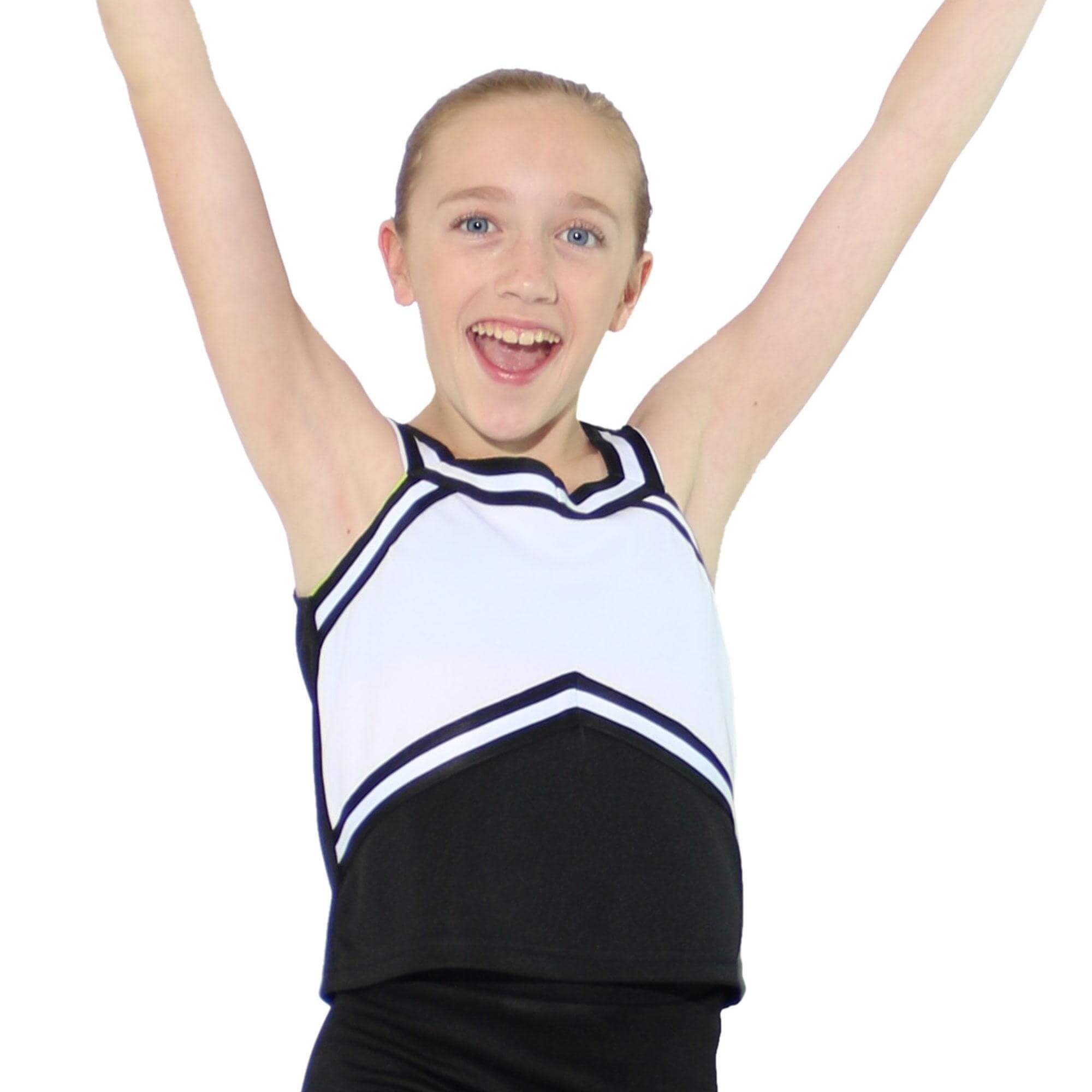 Danzcue Child Sweetheart Cheerleaders Uniform Shell Top