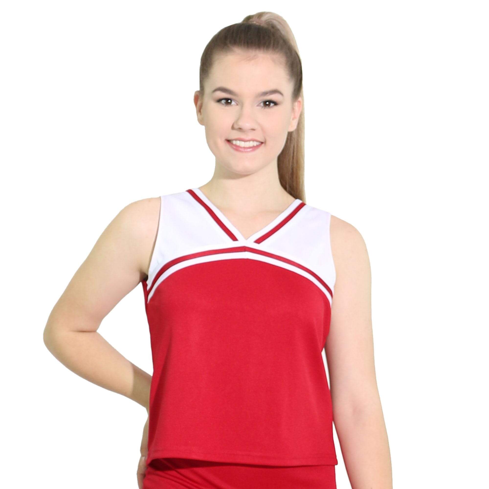 Danzcue Adult Classic Cheerleaders Uniform Shell Top