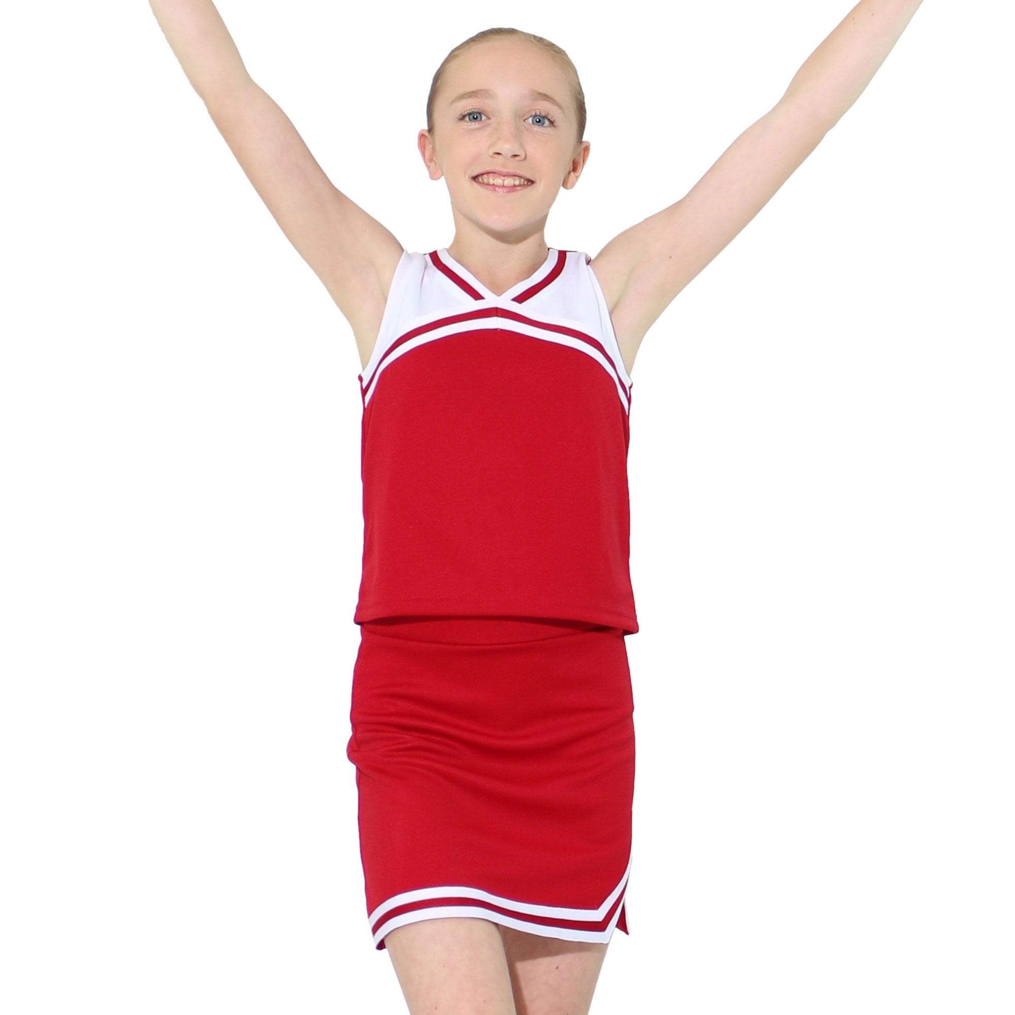 Danzcue Child Classic Cheerleaders Uniform Shell Top - Click Image to Close