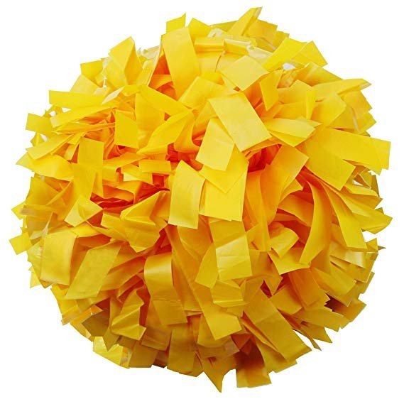 Danzcue 2 of Gold Plastic Cheerleading Pom - Click Image to Close