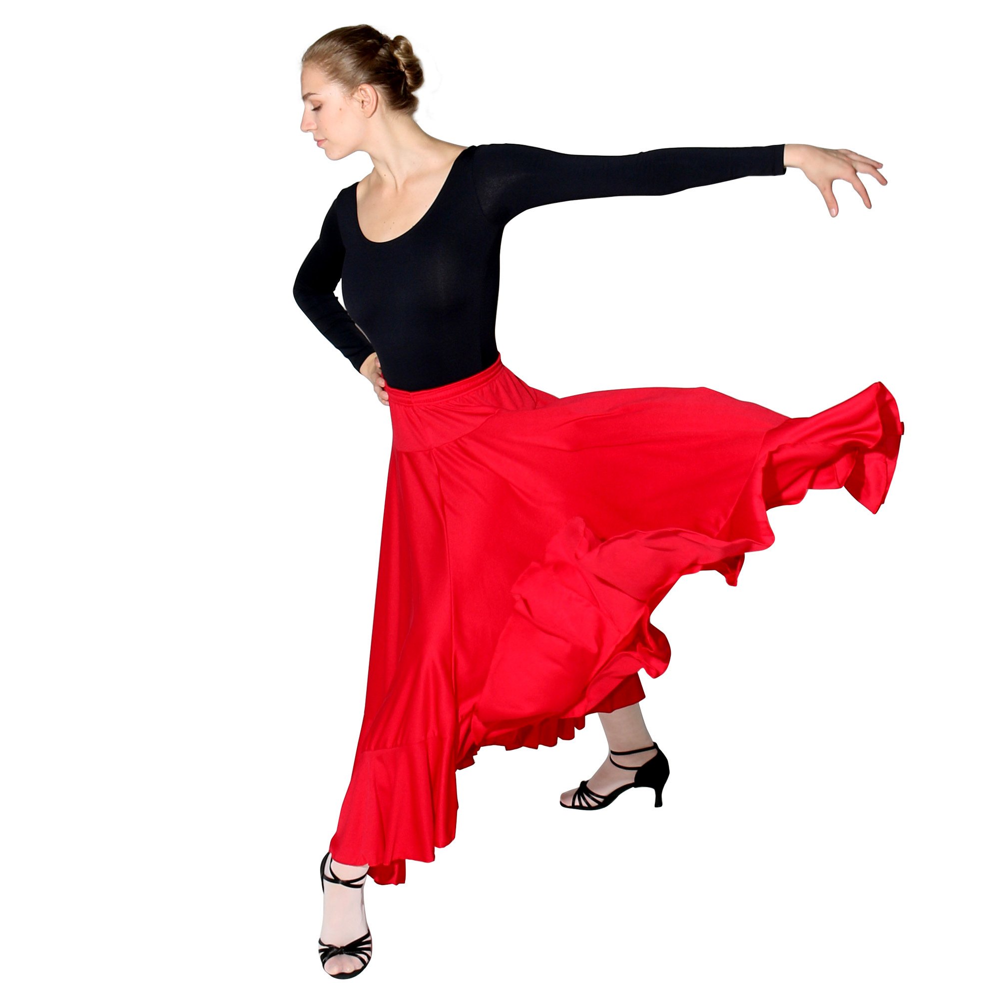 Danzcue Full Circle Flamenco Skirt - Click Image to Close