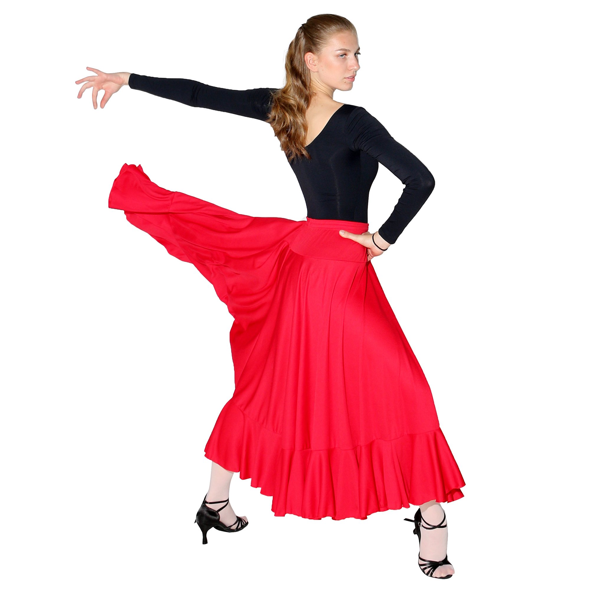 Danzcue Full Circle Flamenco Skirt - Click Image to Close