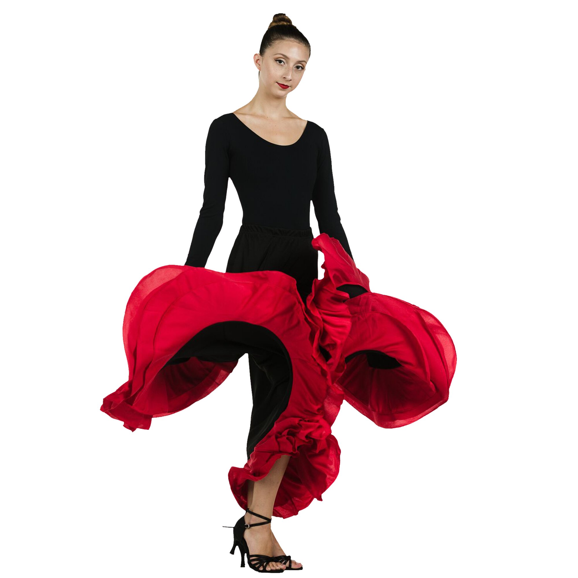 Danzcue Flamenco Full Circle Ruffles Skirt