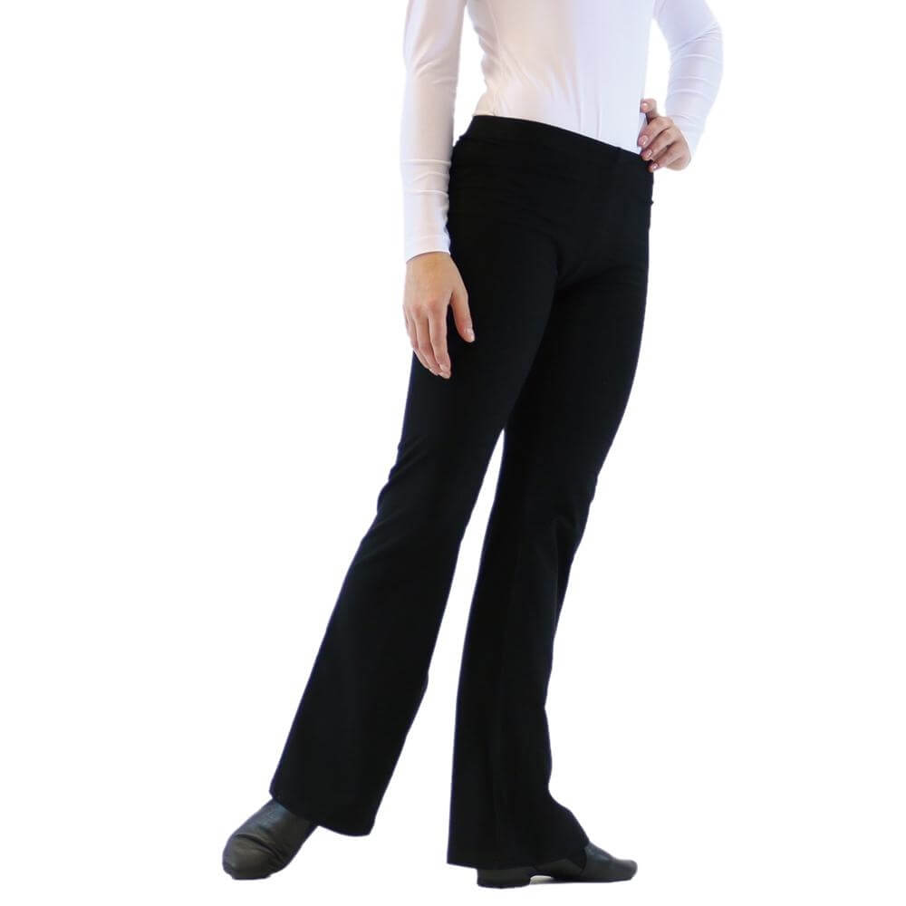 Danzcue Adult Black Jazz Pants - Click Image to Close