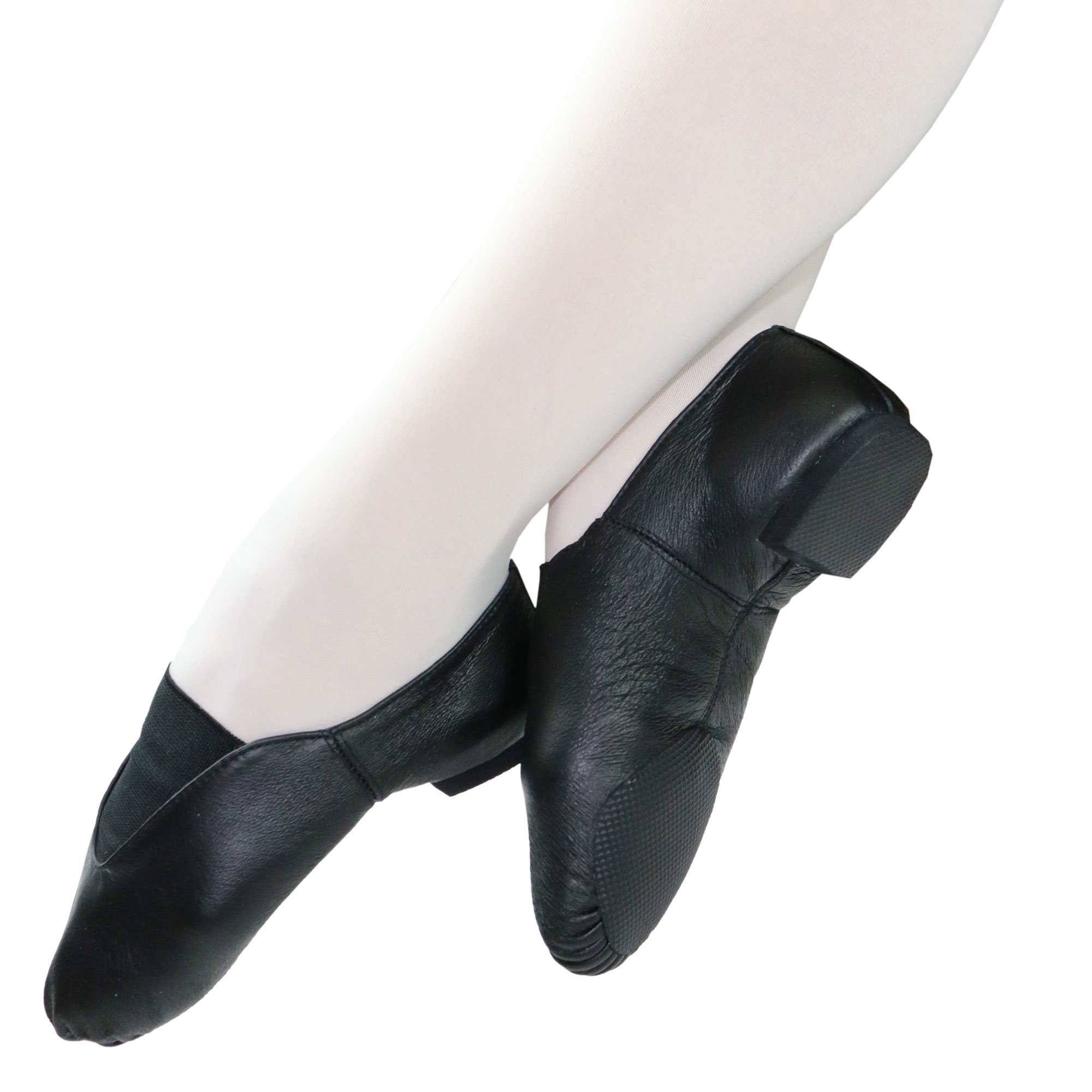Danzcue Adult Leather Jazz Shoes - Click Image to Close