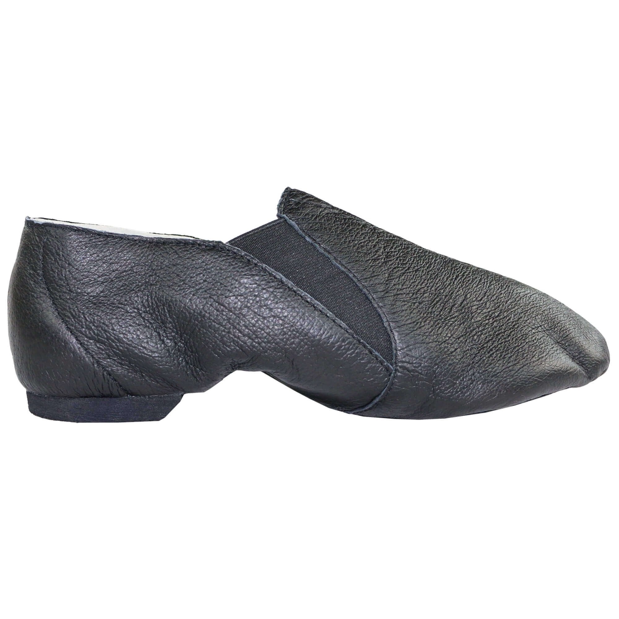 Danzcue Adult Dance Leather Jazz Bootie - Click Image to Close