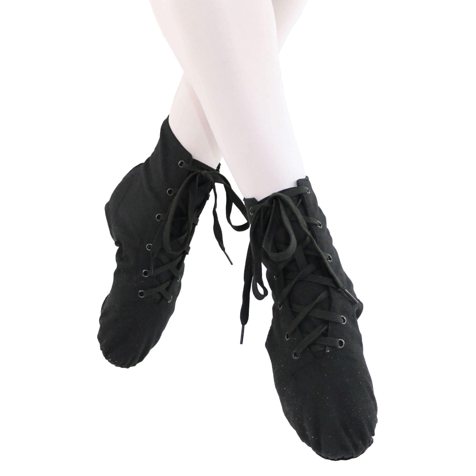 black canvas jazz shoes
