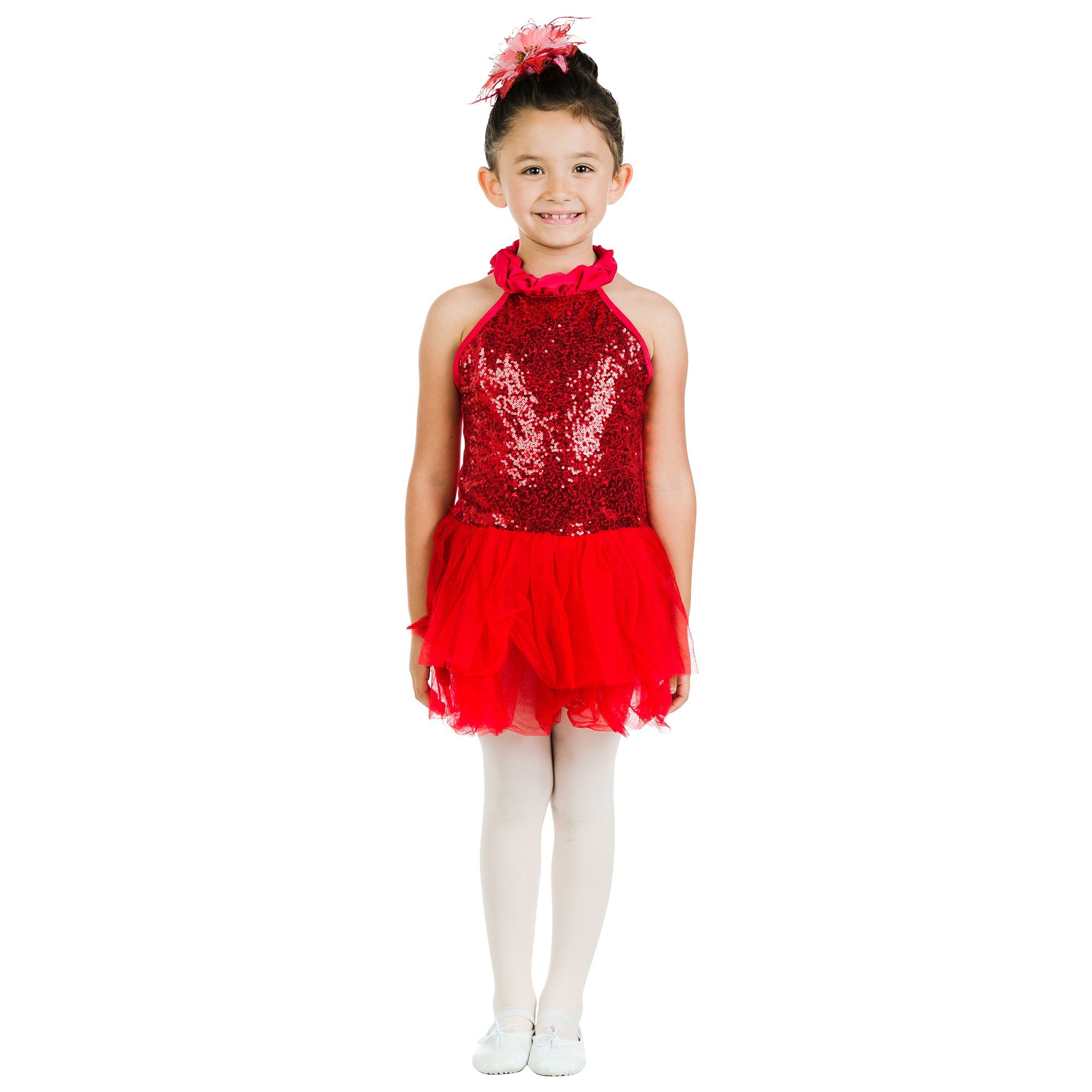 Danzcue Bright Sequin Dress - Click Image to Close