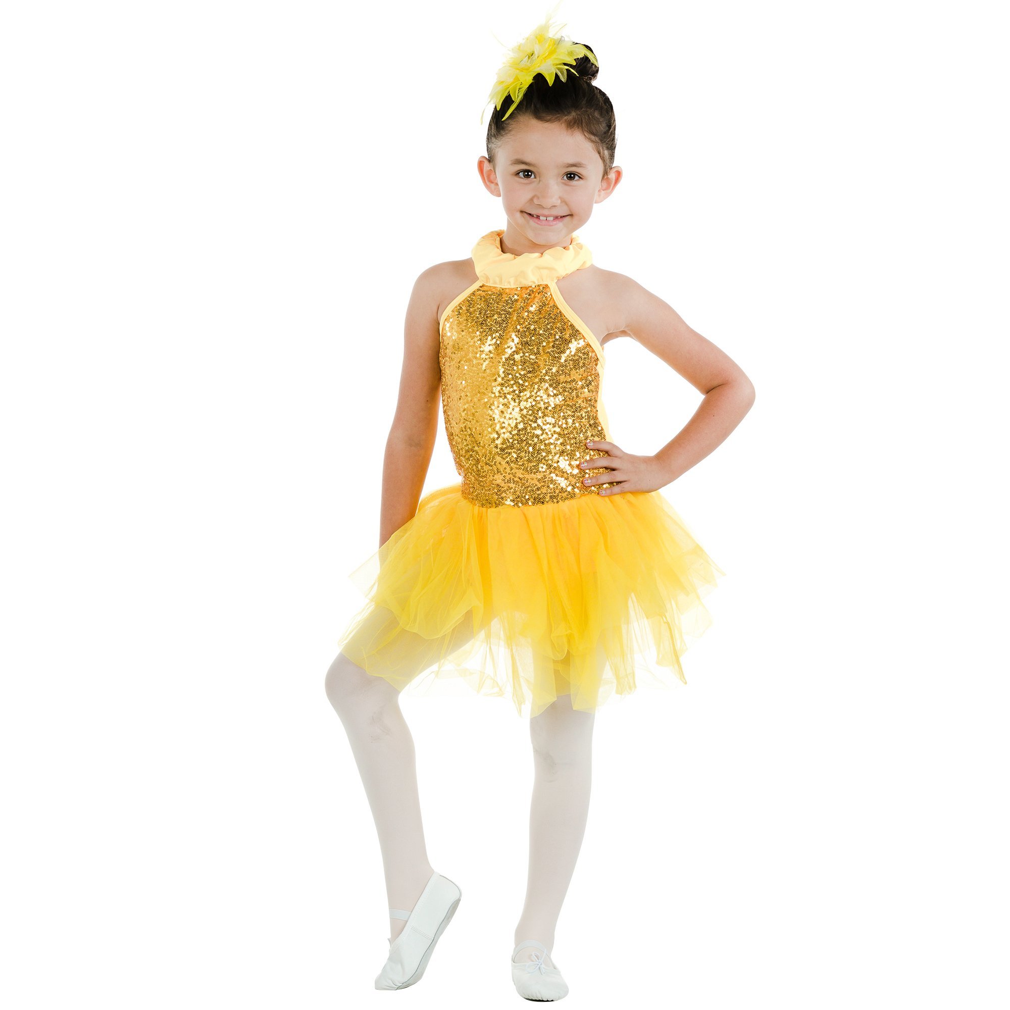 Danzcue Bright Sequin Dress - Click Image to Close