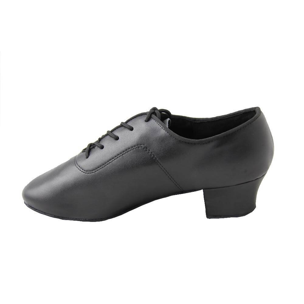 Danzcue "Alto" Adult Leather Upper 1" Heel Latin Shoes - Click Image to Close