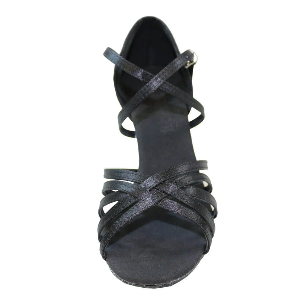 Danzcue Women's Straps Satin Ballroom Dance Shoes - Click Image to Close