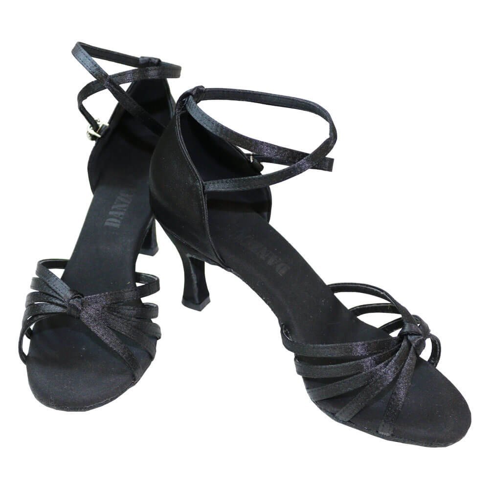 Danzcue Women's Satin Ballroom Dance Shoes - Click Image to Close