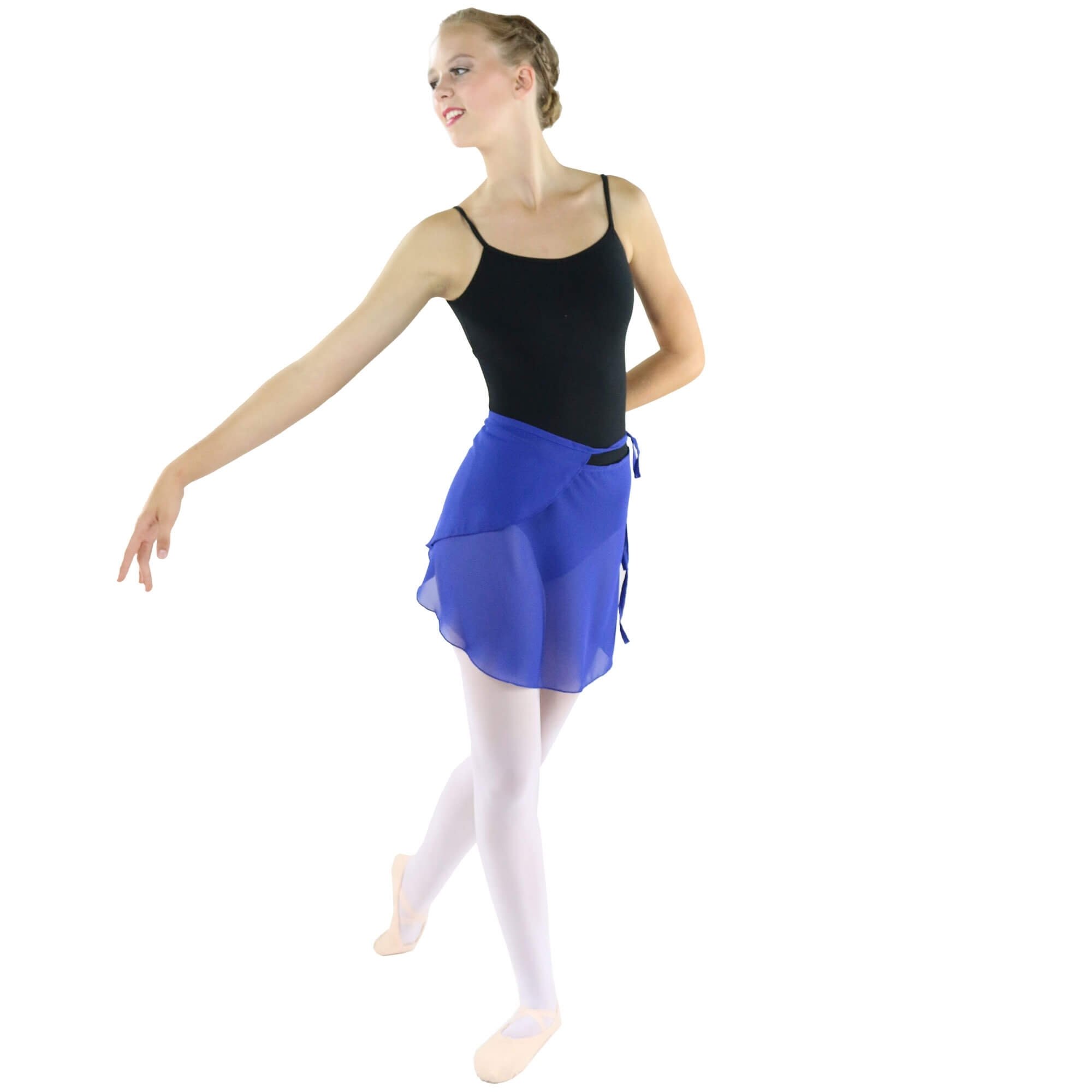 danzcue adult ballet dance wrap skirt