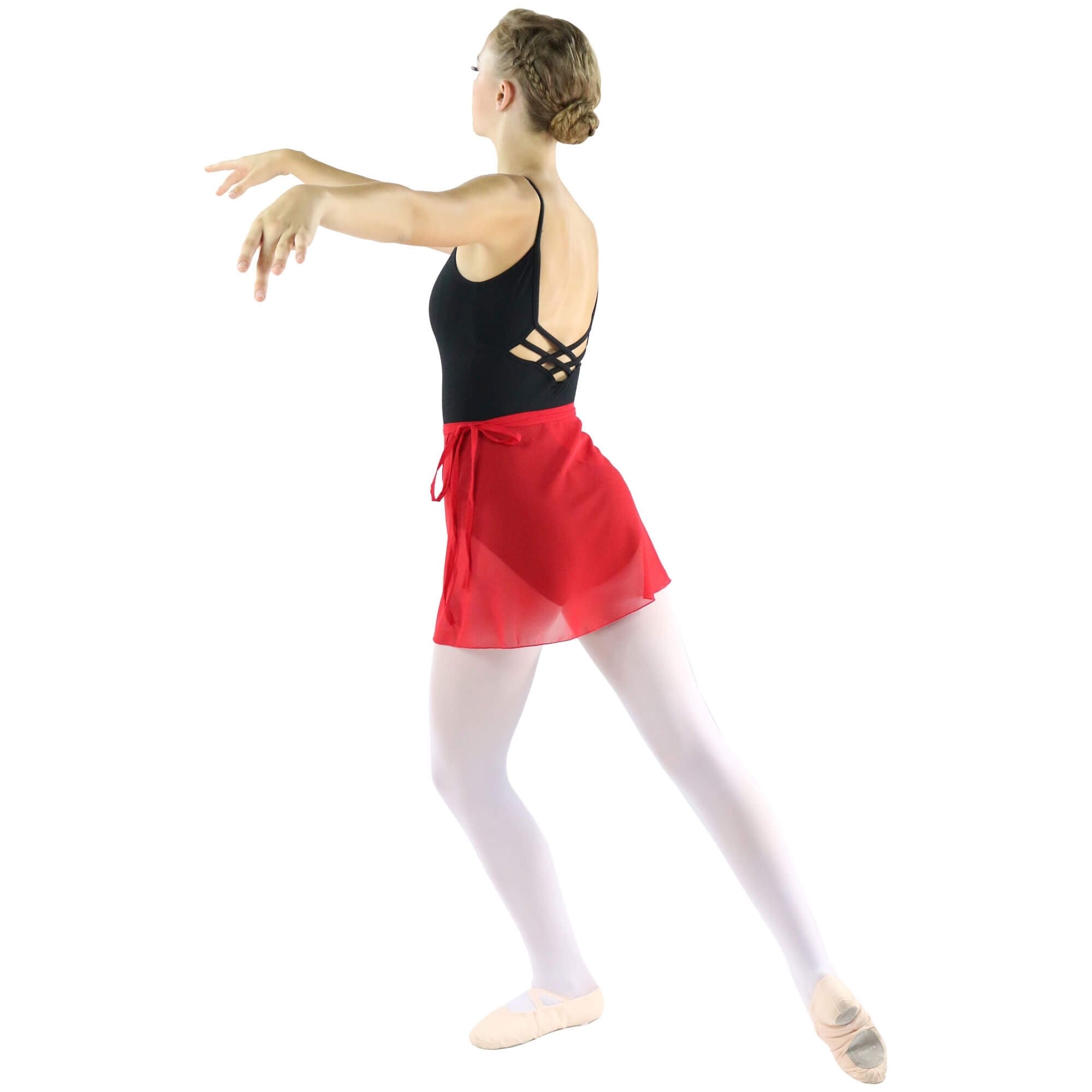 danzcue adult ballet dance wrap skirt