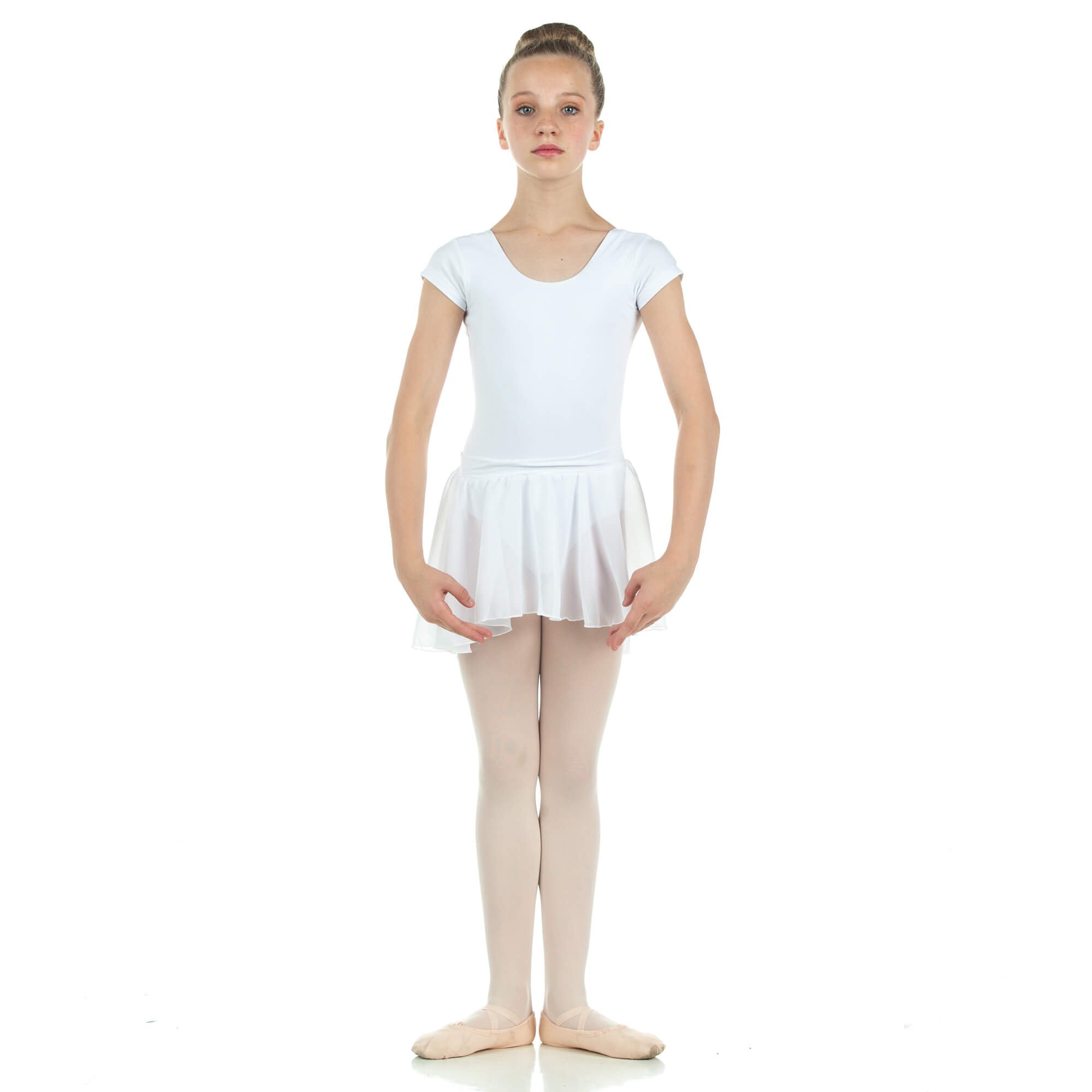 Danzcue Child Chiffon Ballet Dance Pull On Wrap Skirt - Click Image to Close