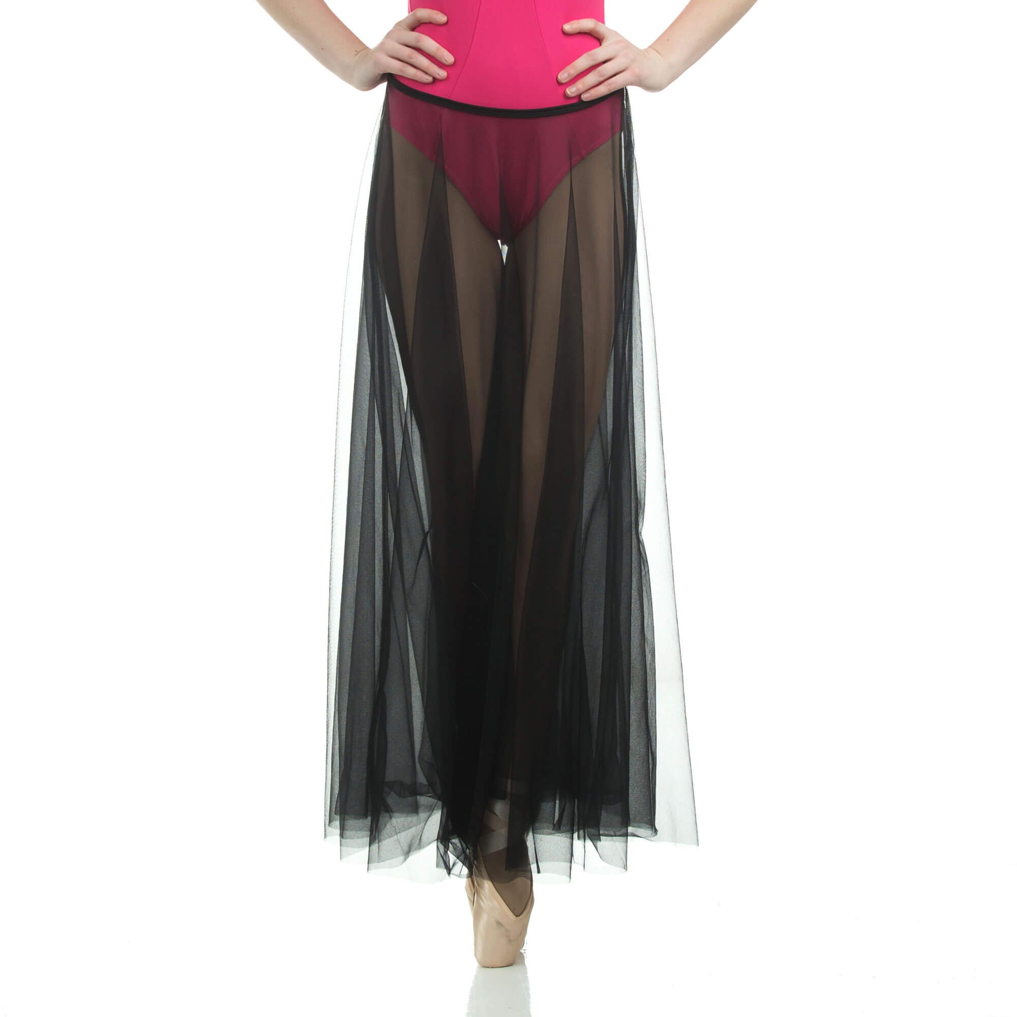 Danzcue Long Full Chiffon Skirt - Click Image to Close