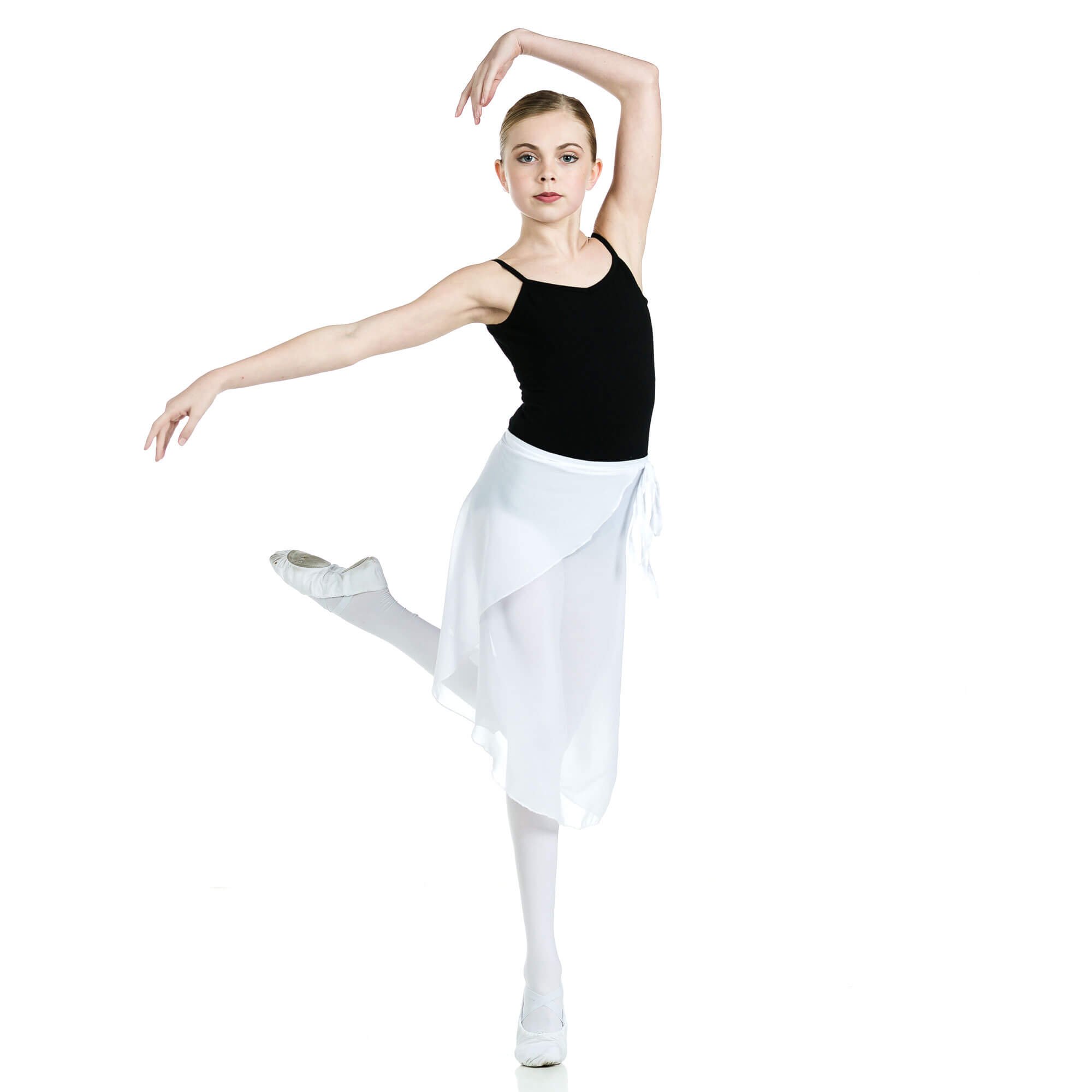 Danzcue Adult Wrap Ballet Dance Skirt - Click Image to Close