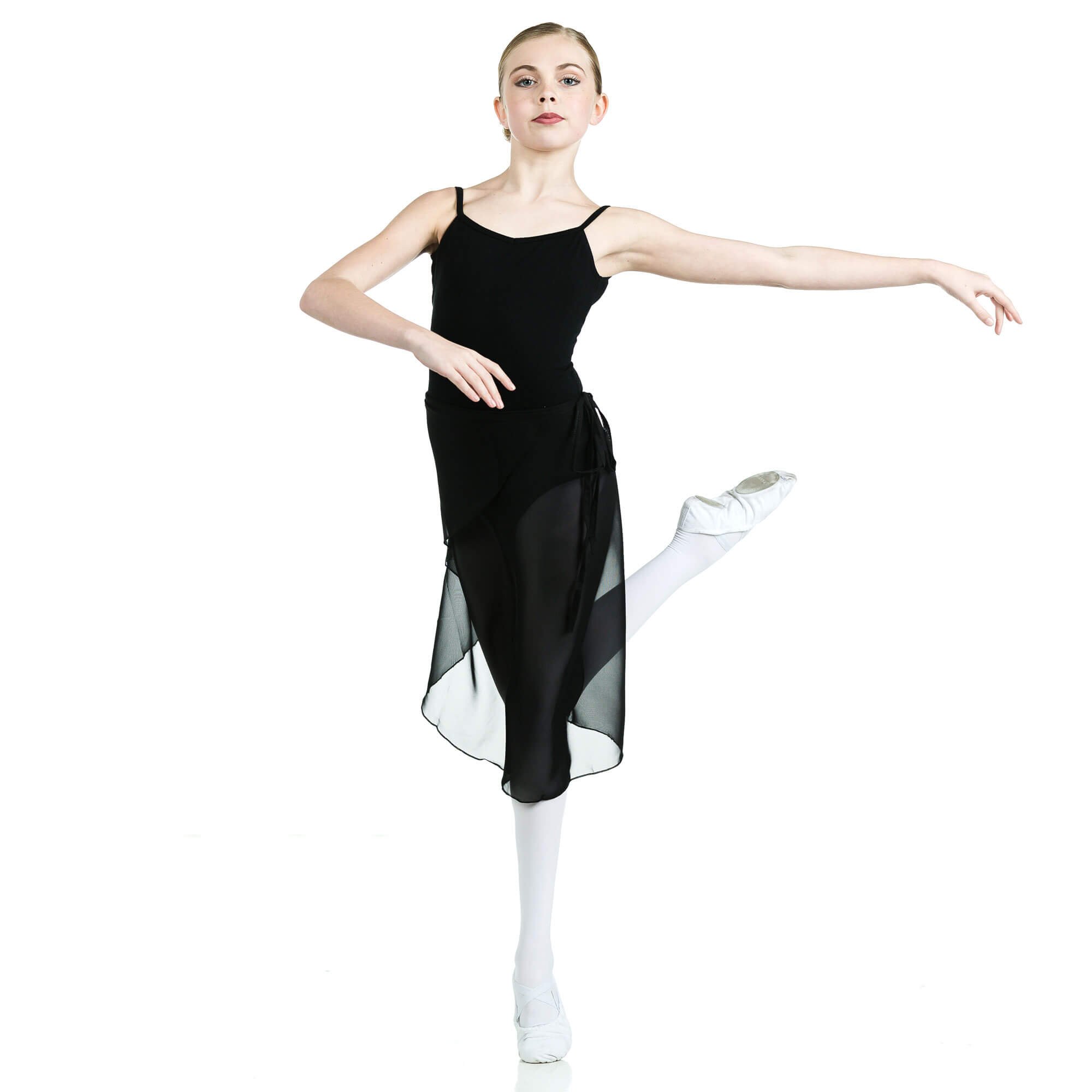 Danzcue Adult Wrap Ballet Dance Skirt - Click Image to Close