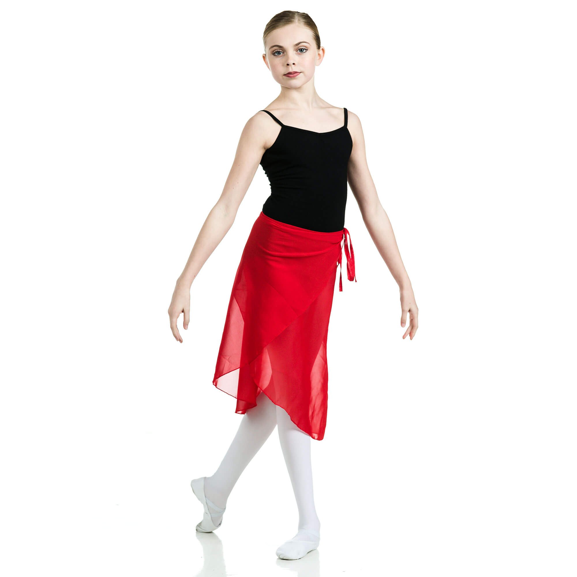 Danzcue Adult Wrap Ballet Dance Skirt - Click Image to Close