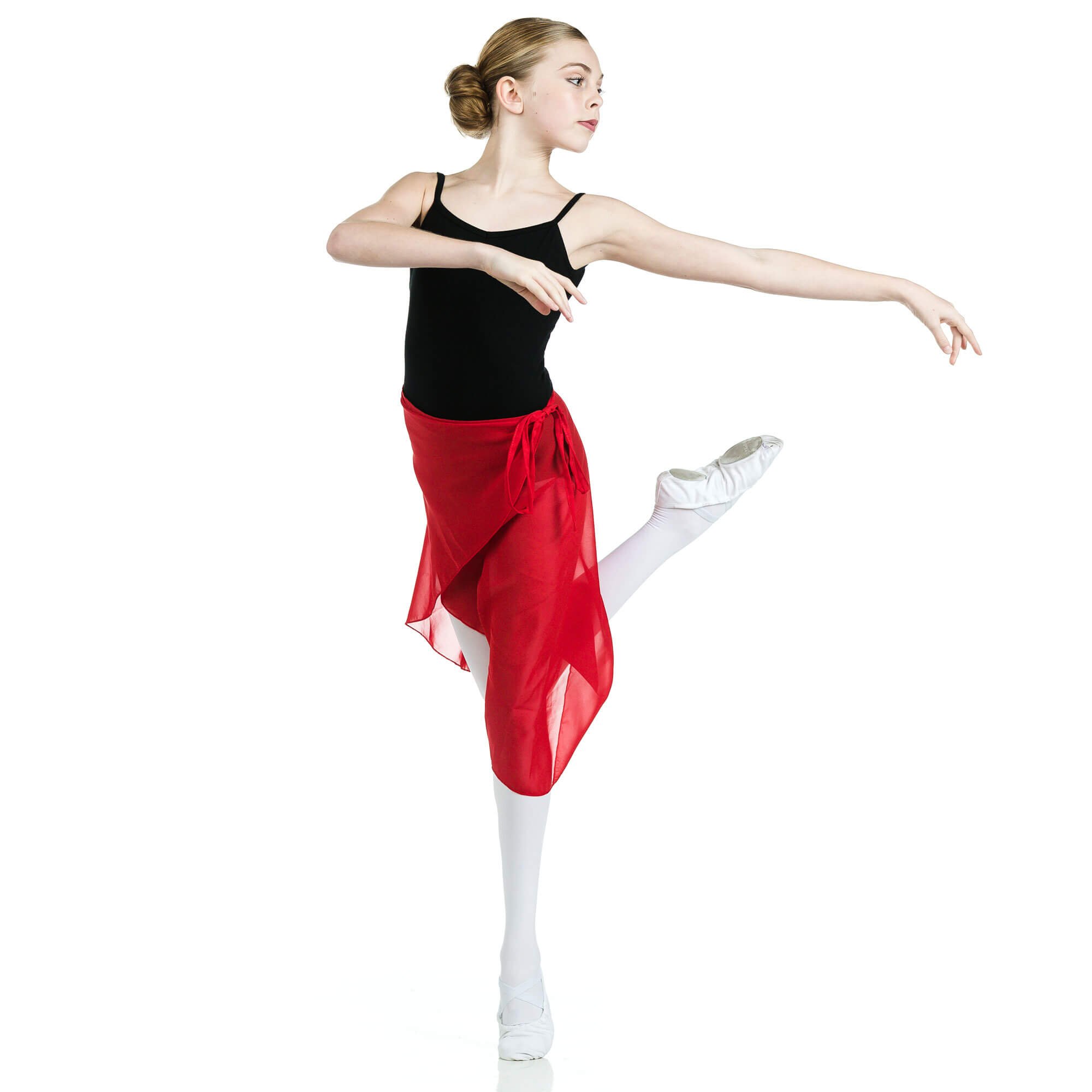 Danzcue Adult Wrap Ballet Dance Skirt - Click Image to Close