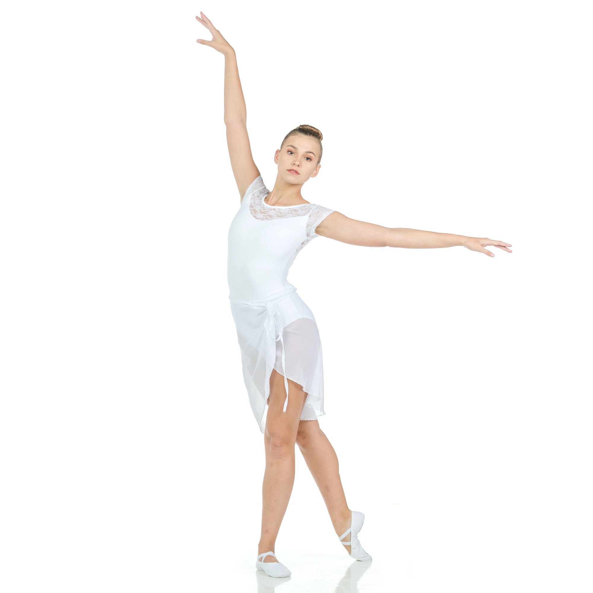 Danzcue Adult Wrap Ballet Dance Skirt - Click Image to Close