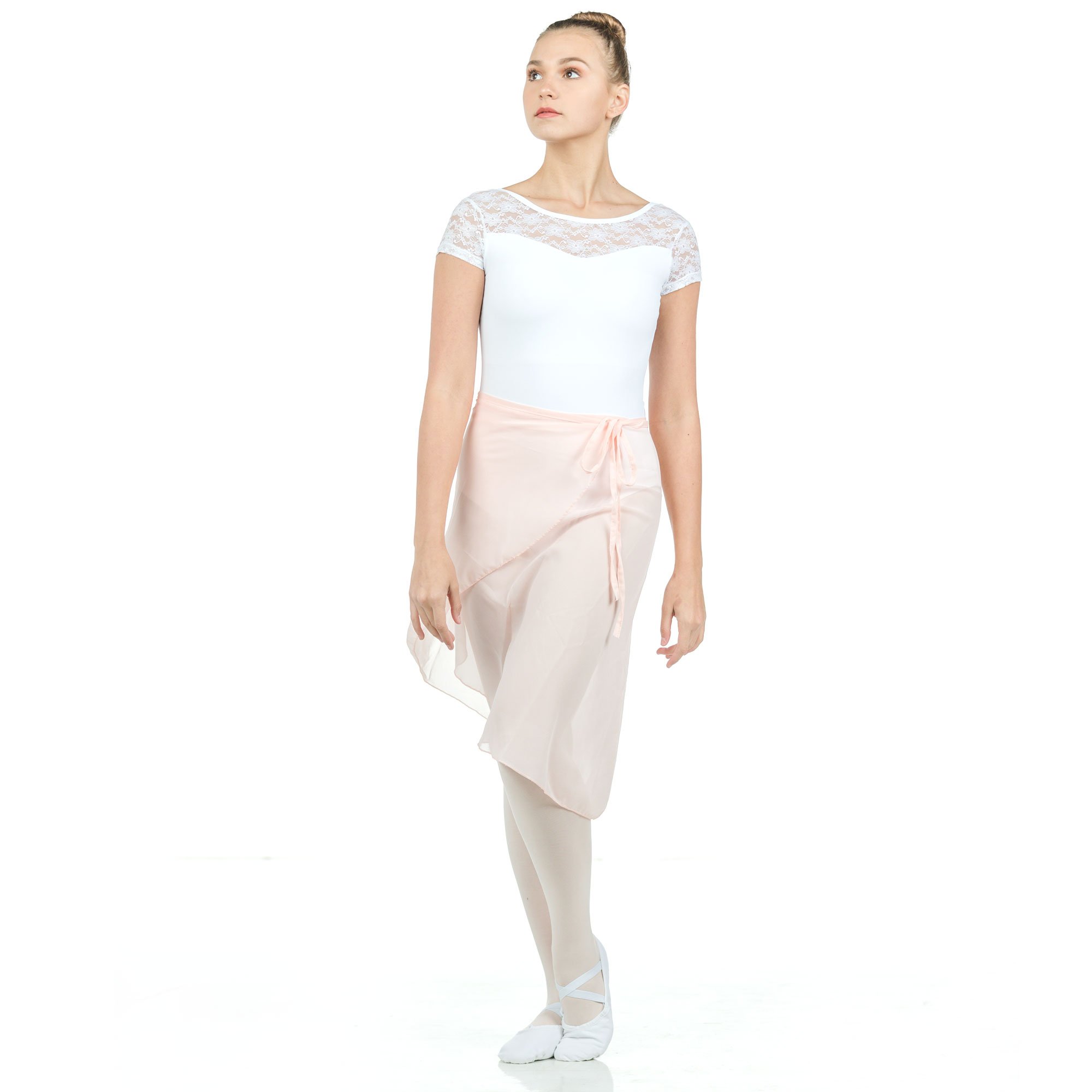 Danzcue Adult Wrap Ballet Dance Skirt - Click Image to Close