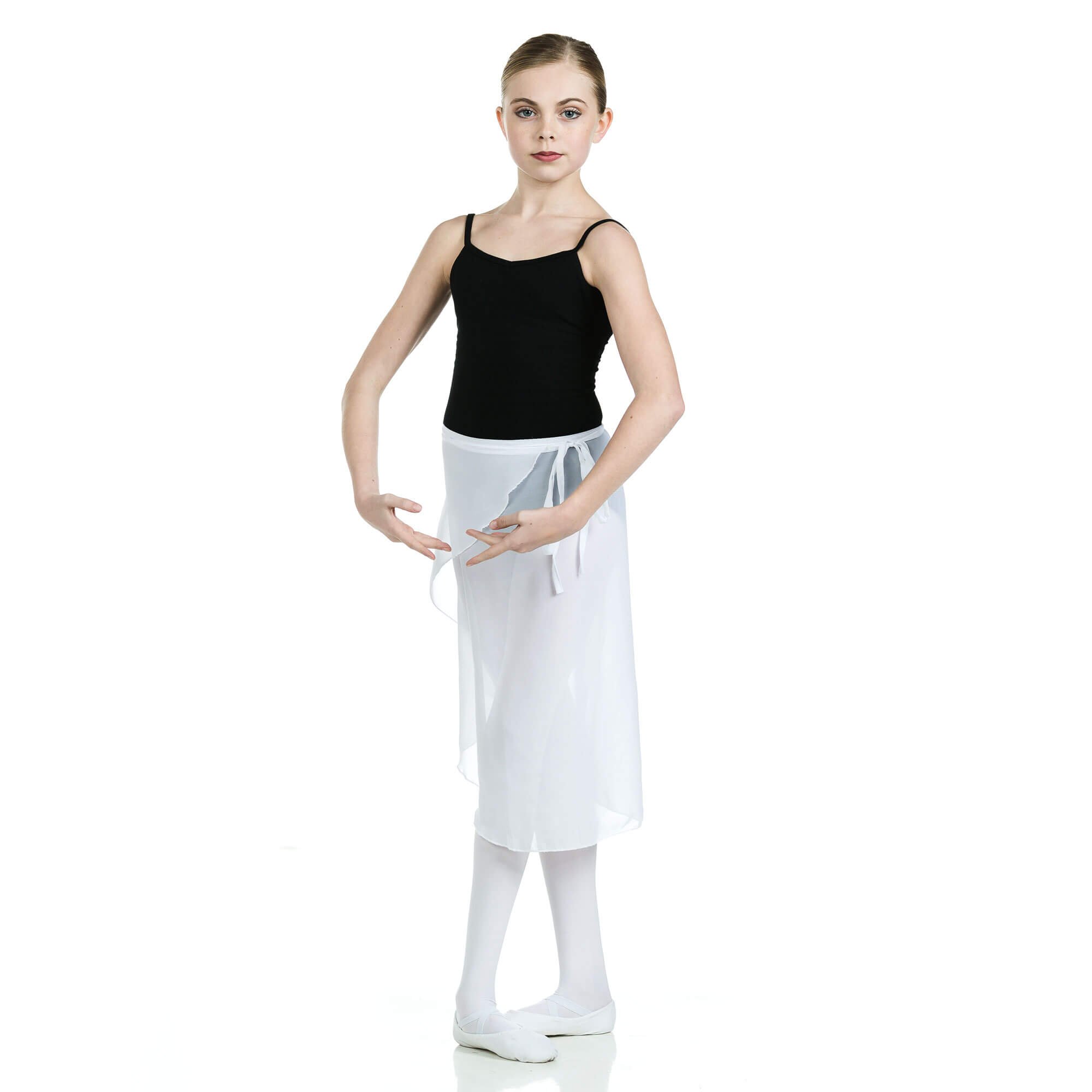 Danzcue Adult Wrap Ballet Dance Skirt - Click Image to Close