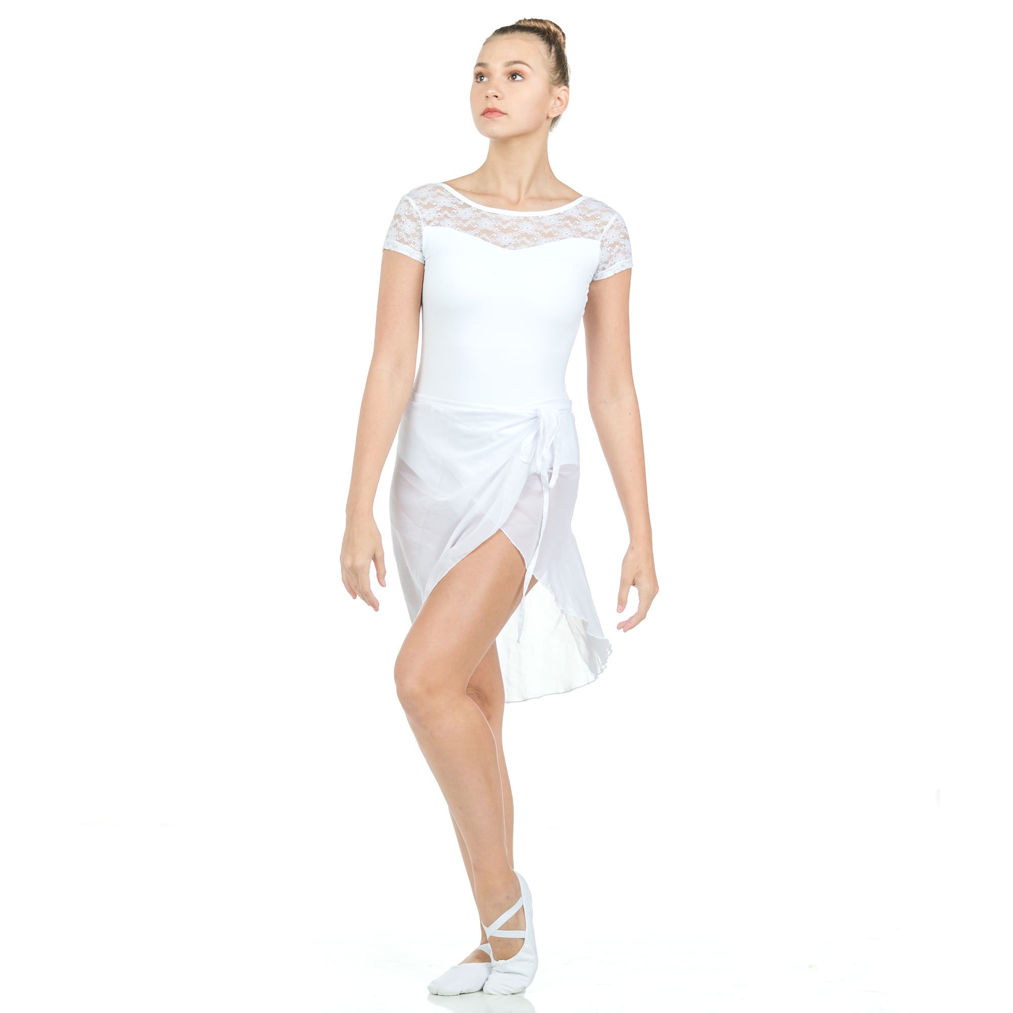 Danzcue Adult Wrap Ballet Dance Skirt - Click Image to Close