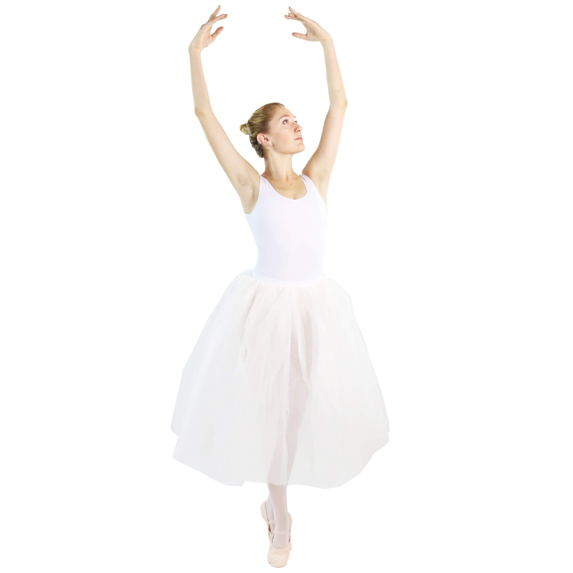 Danzcue Long Two Layers Elastic Waistband Tutu - Click Image to Close