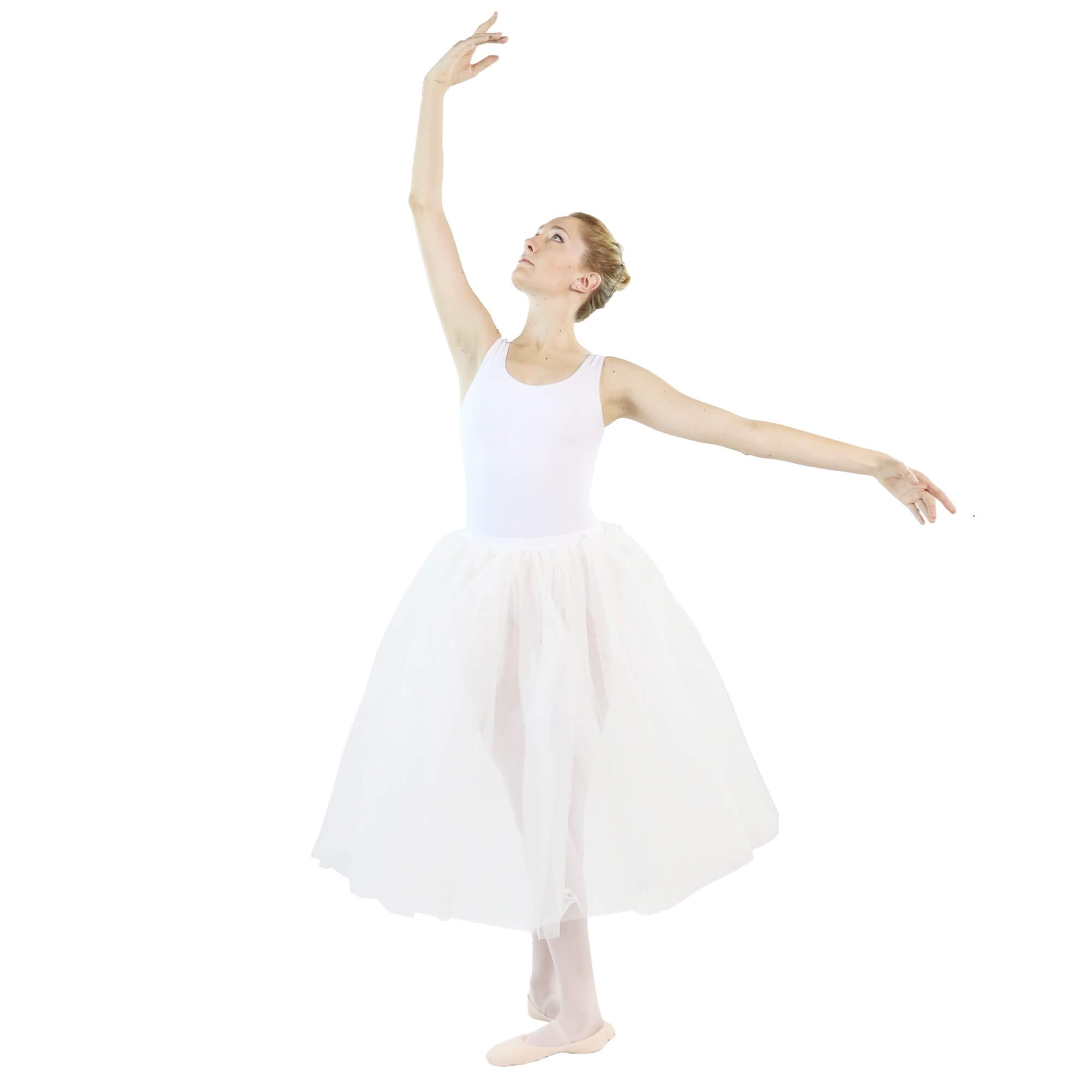 Danzcue Long Two Layers Elastic Waistband Tutu - Click Image to Close