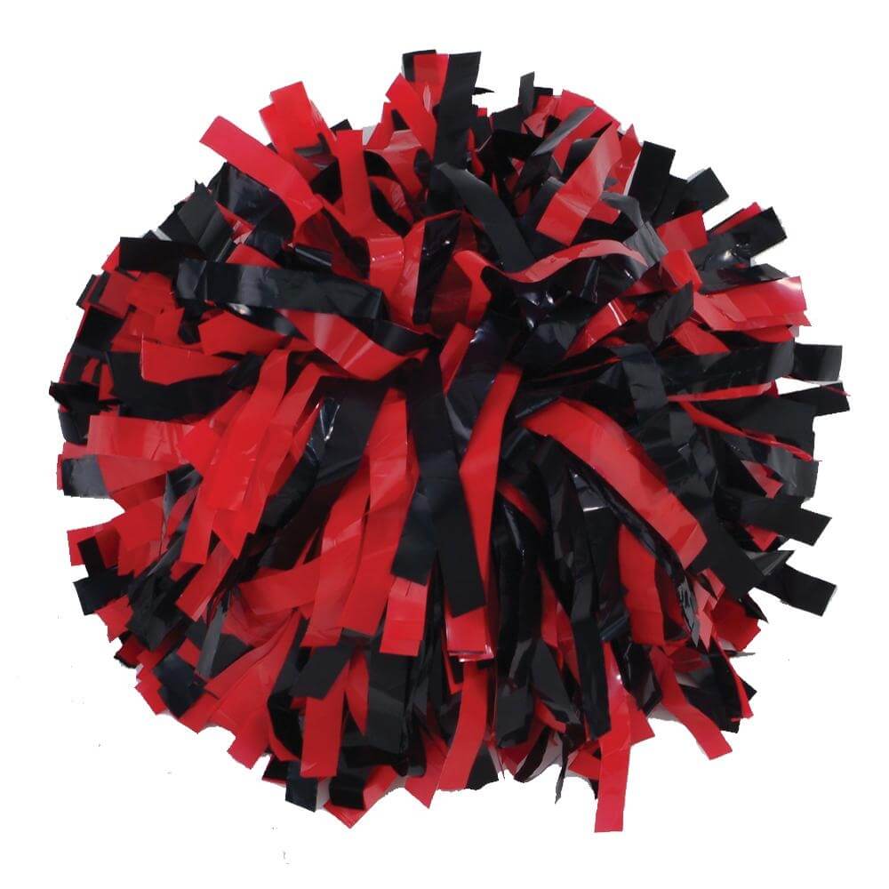 Getz Baton Handle 2 Color Plastic Mix Poms - Click Image to Close