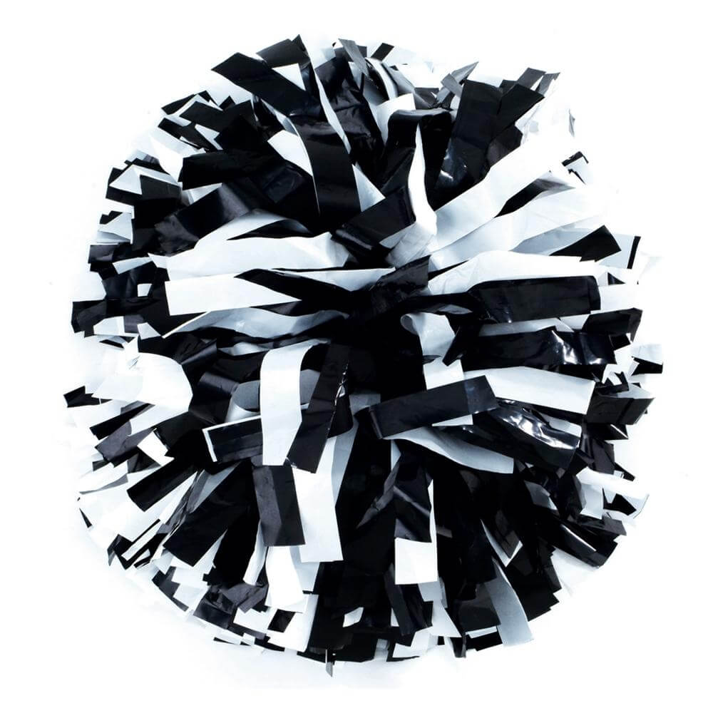 Getz Baton Handle 2 Color Plastic Mix Poms - Click Image to Close