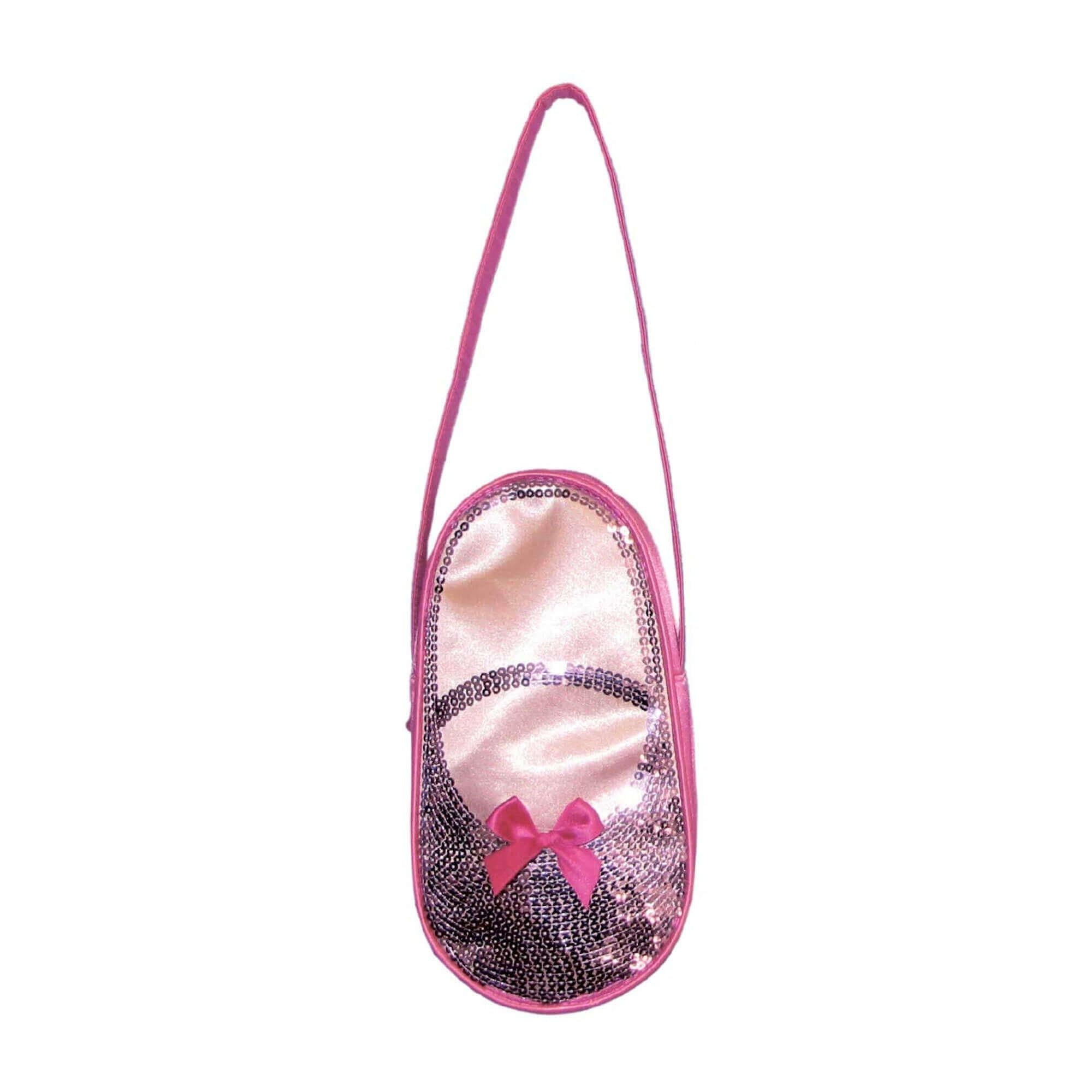 Horizon Dance Satin & Sequins Ballet Shoes Slipper Bag - Click Image to Close