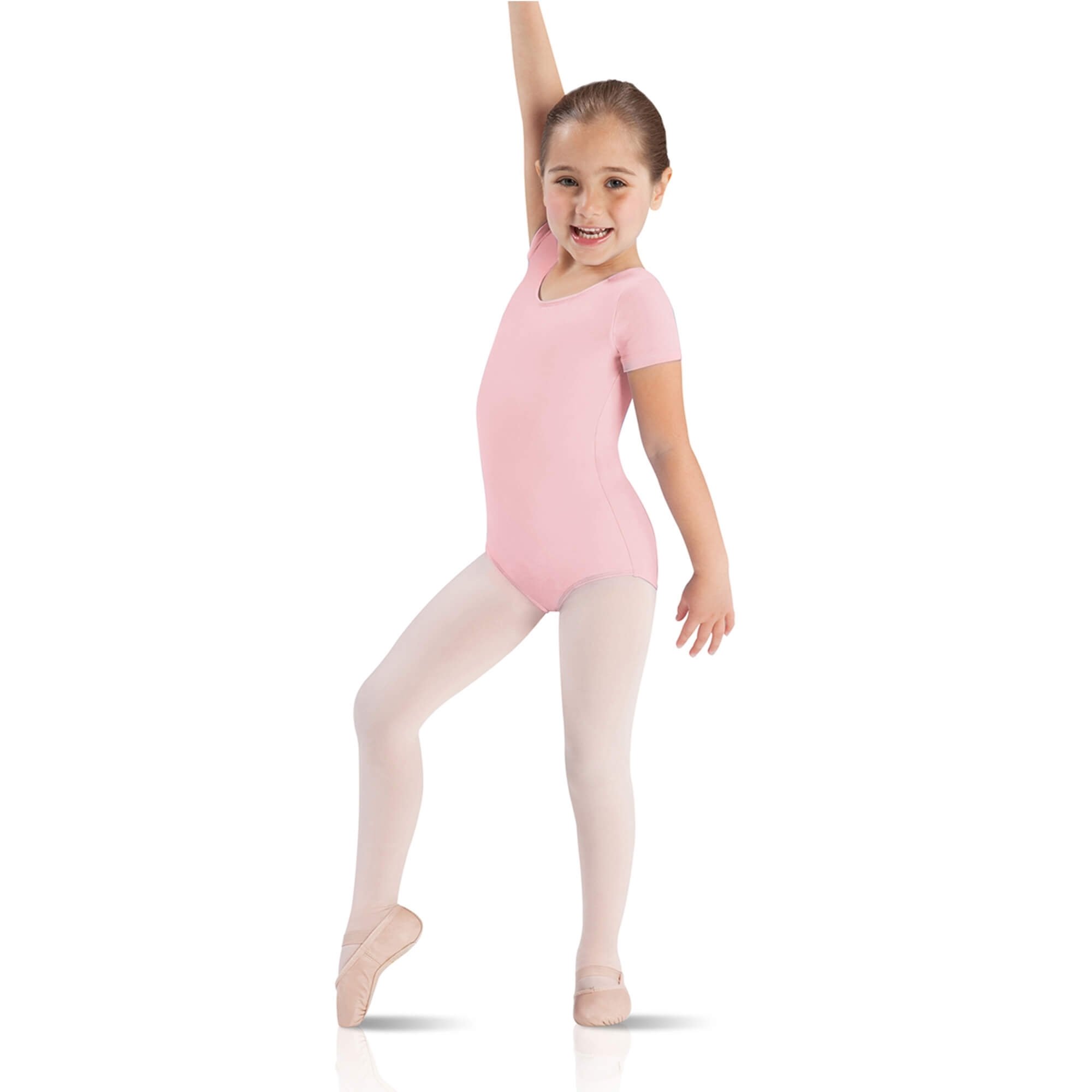 Leo's Children's Short Sleeve Leotard - Click Image to Close