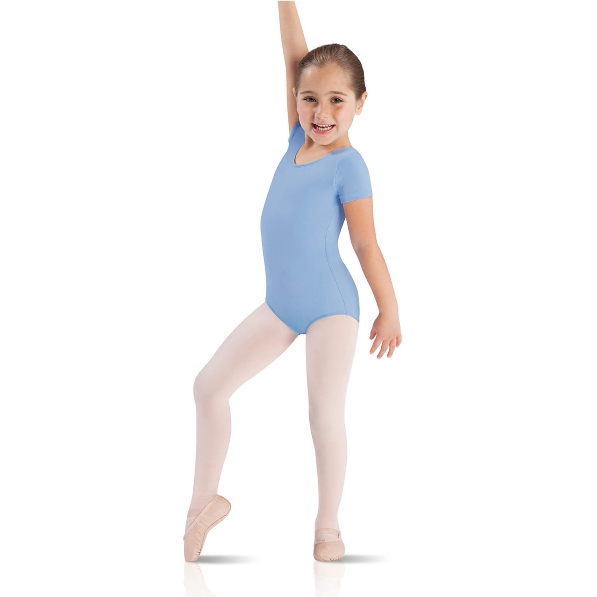 Leo's Children's Short Sleeve Leotard - Click Image to Close