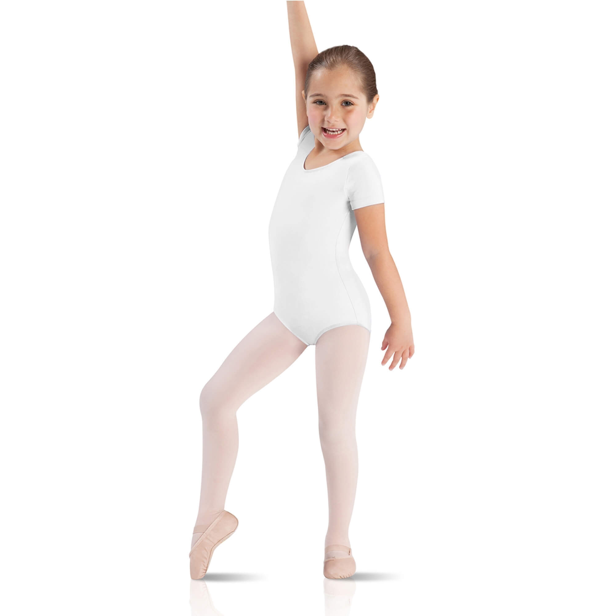 Leo's Children's Short Sleeve Leotard - Click Image to Close