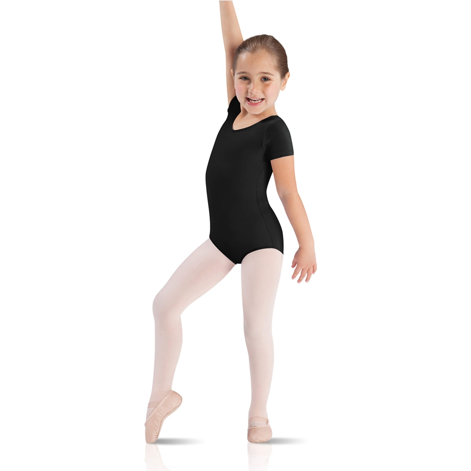 Leo's Children's Short Sleeve Leotard - Click Image to Close