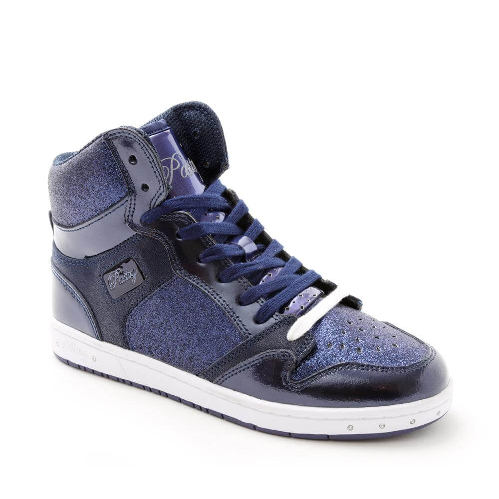 Pastry Dance Adult "Glam Pie" Glitter Navy Sneaker